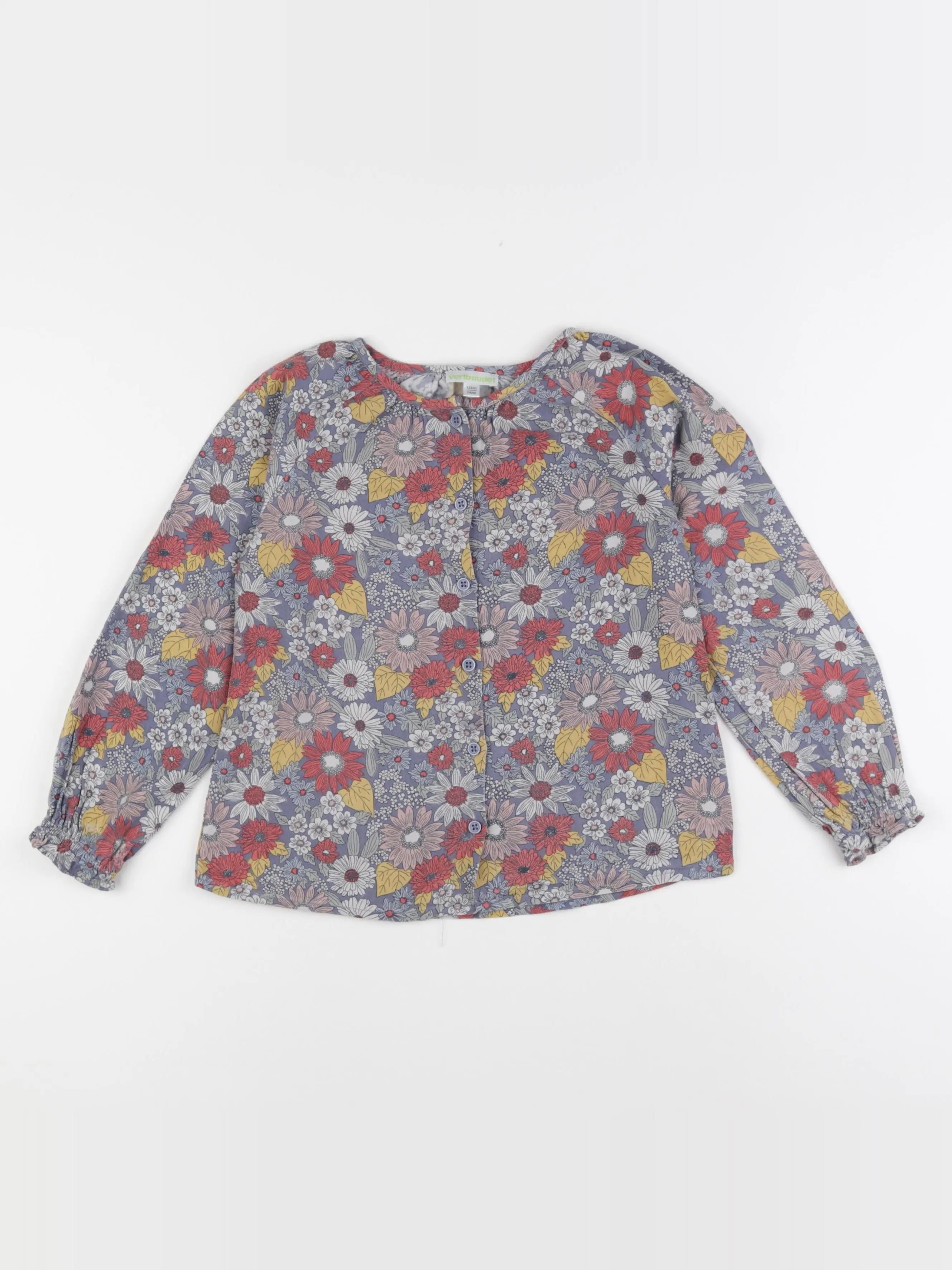 Vertbaudet - blouse multicolore - 7 ans