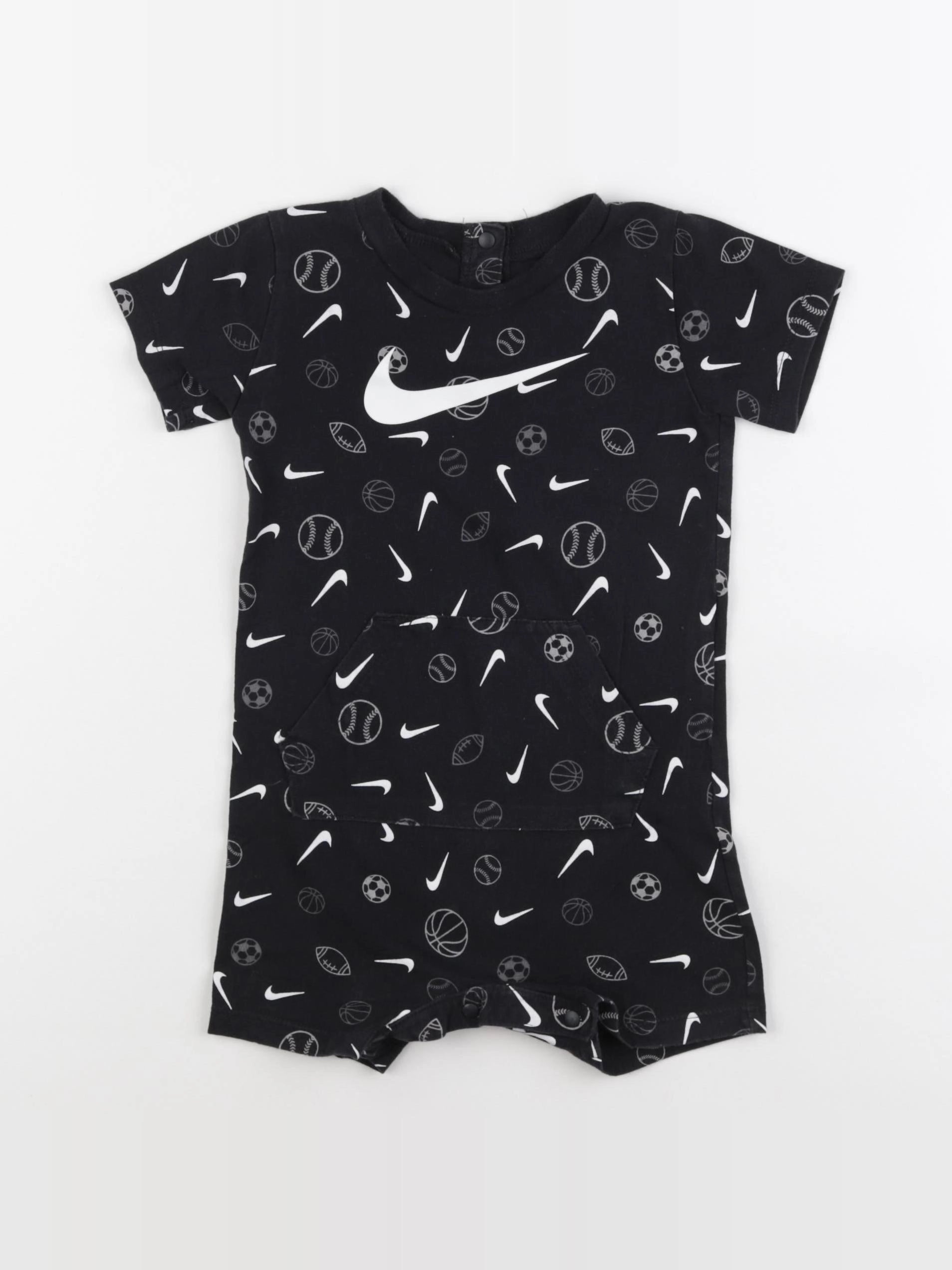 Nike - combinaison noir, blanc - 24 mois