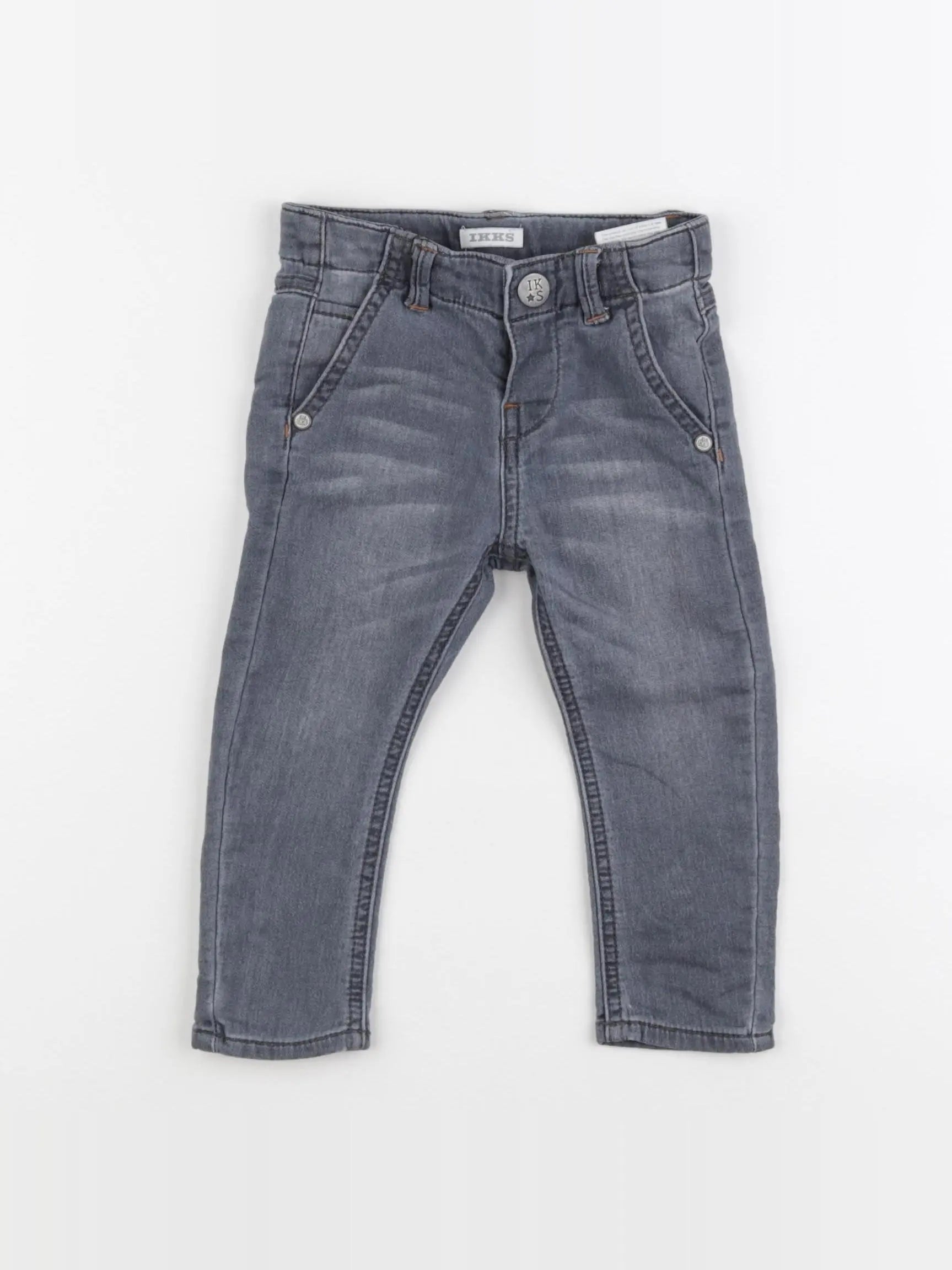IKKS - jean gris - 18 mois