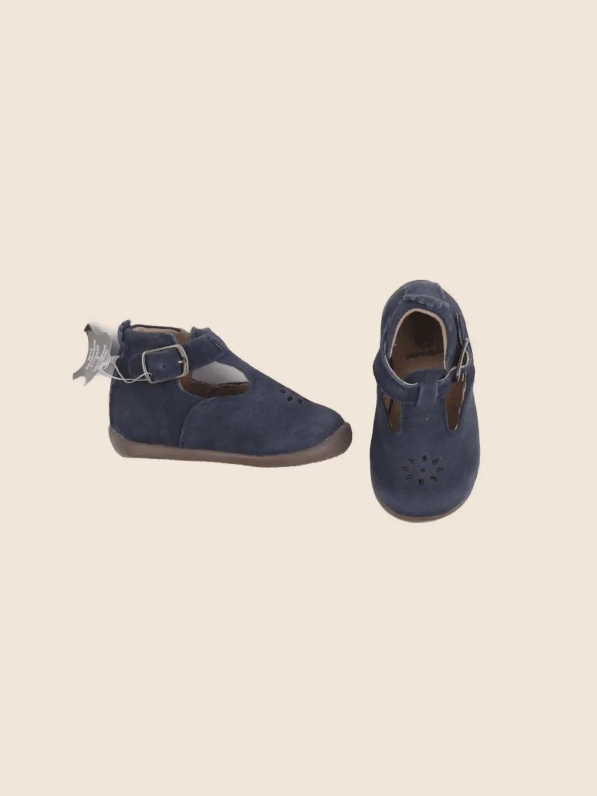Vertbaudet - derbies bleu - pointure 18
