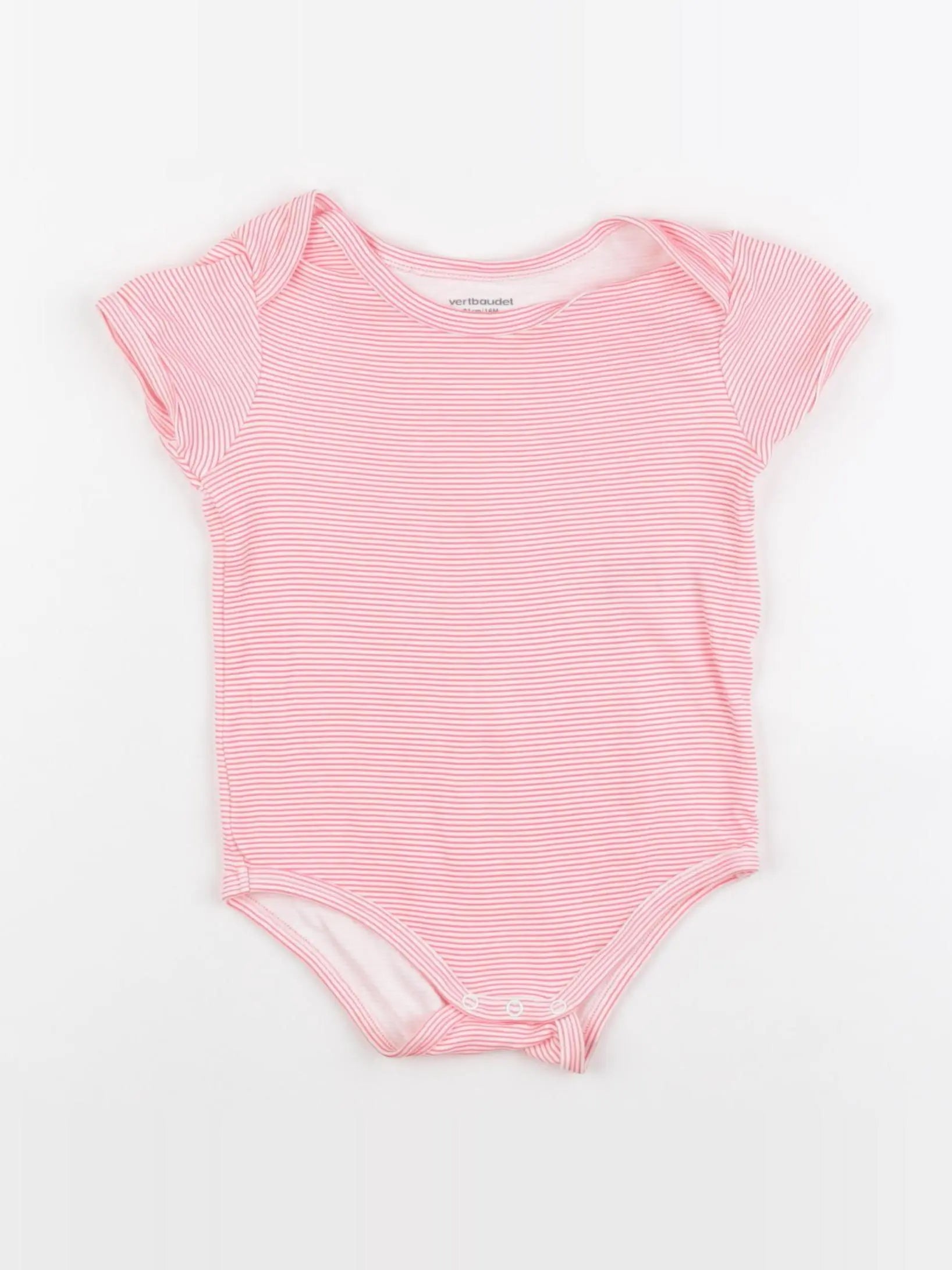 Vertbaudet - body rose fluo - 18 mois