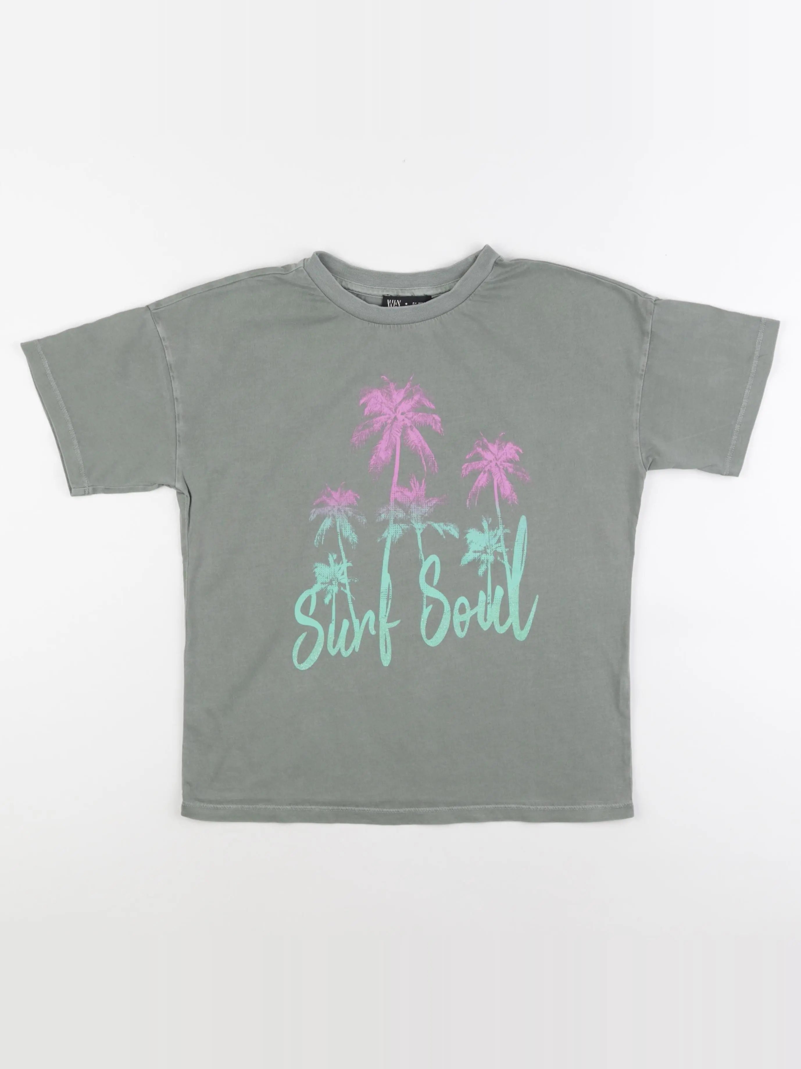 IKKS - tee-shirt vert - 10 ans
