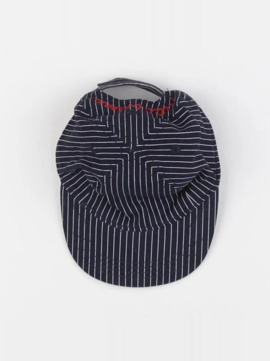 Petit Bateau - casquette bleu, blanc - 3/6 mois