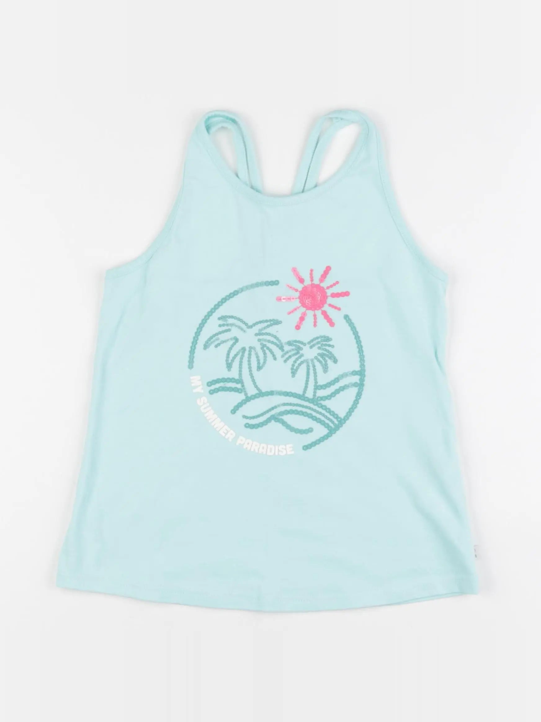 Okaidi - débardeur bleu - 8 ans