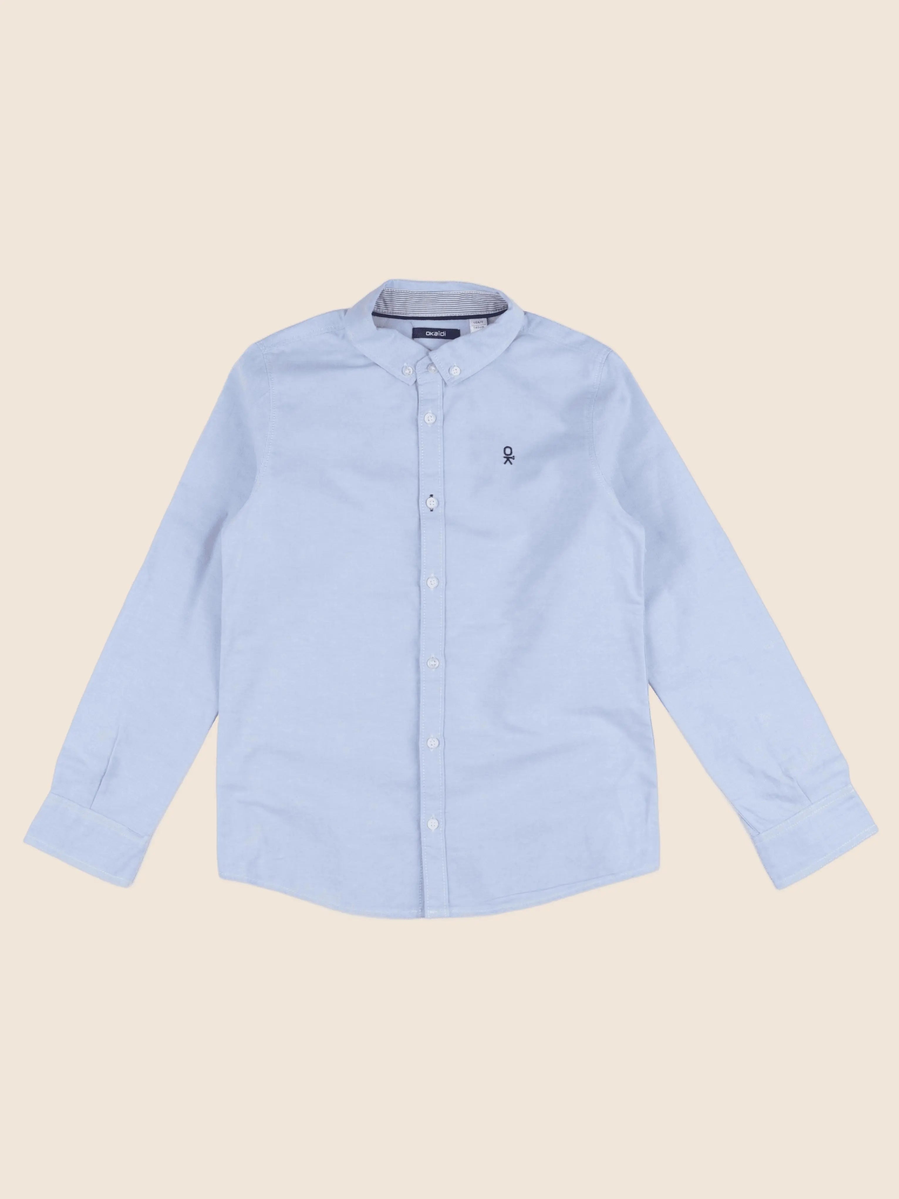 Okaidi - chemise bleu - 10 ans