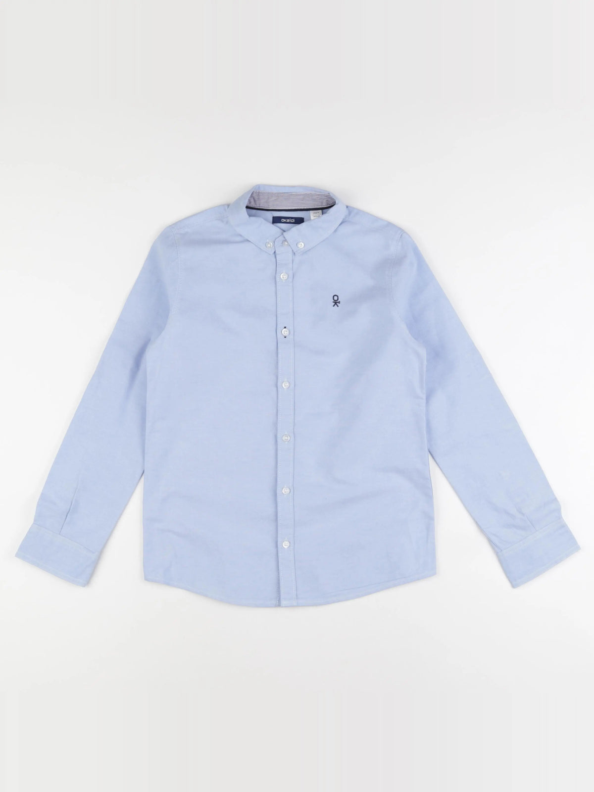Okaidi - chemise bleu - 10 ans