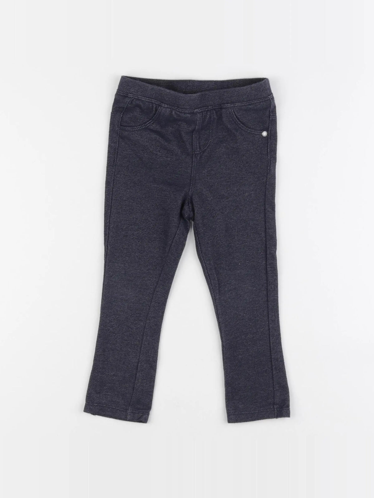 Vertbaudet - jegging bleu - 24 mois
