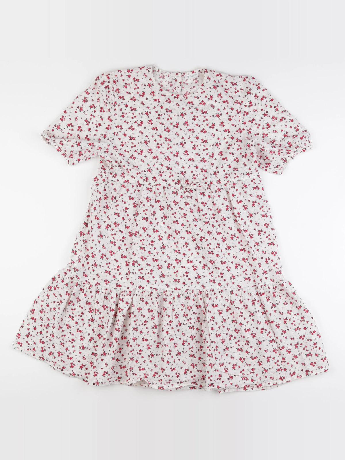 Vertbaudet - robe blanc, rouge - 14 ans