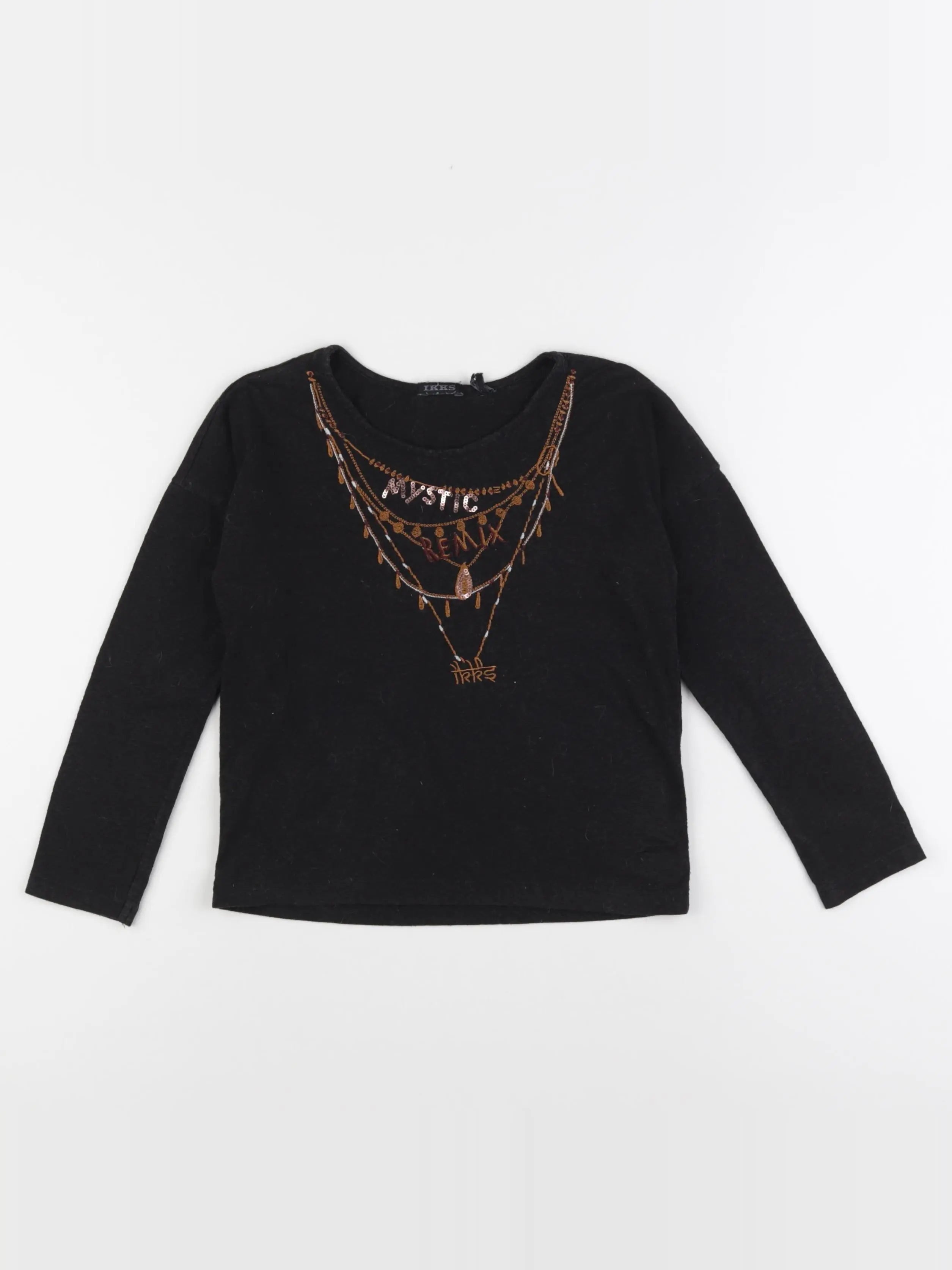 IKKS - tee-shirt noir - 6 ans
