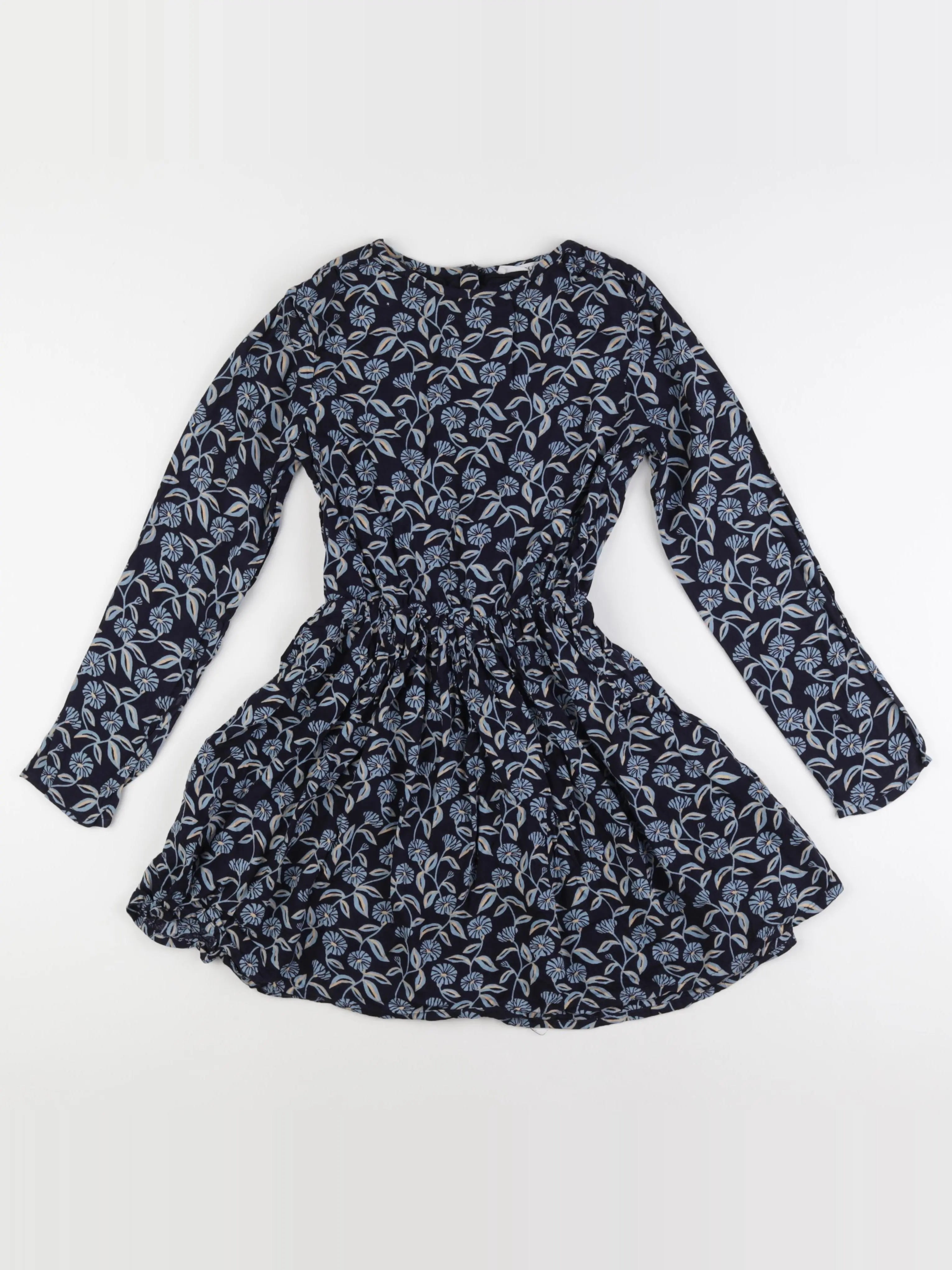 Monoprix - robe bleu - 10 ans