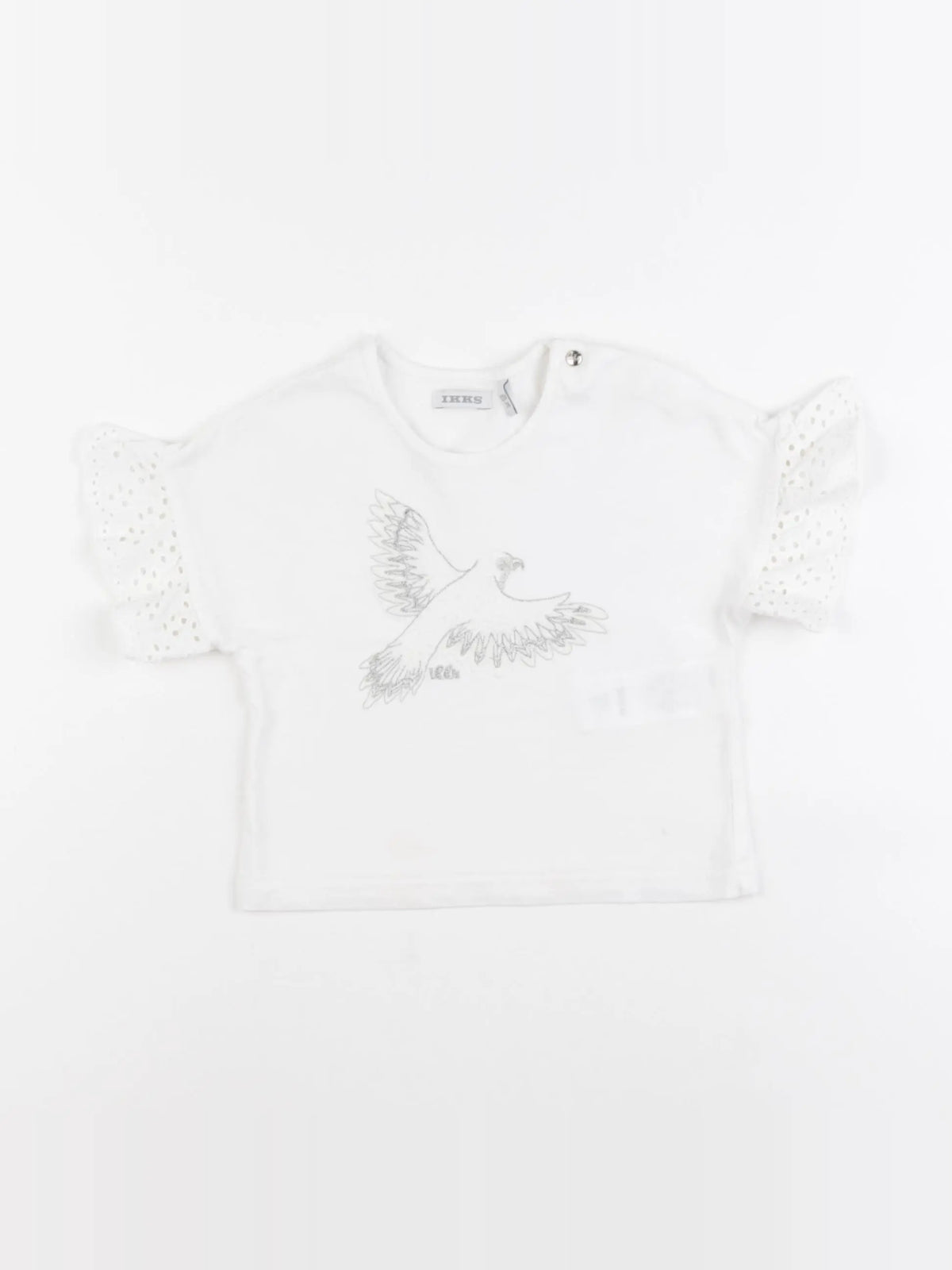 IKKS - tee-shirt blanc - 12 mois