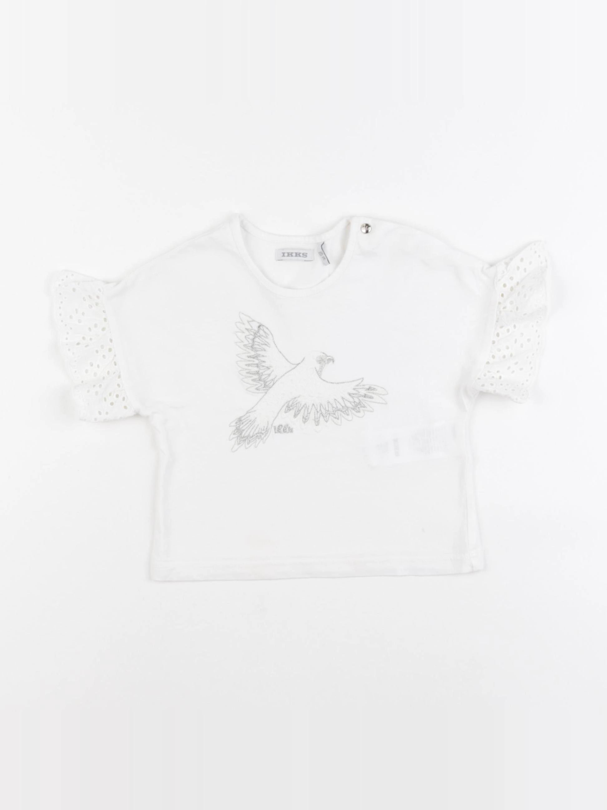 IKKS - tee-shirt blanc - 12 mois