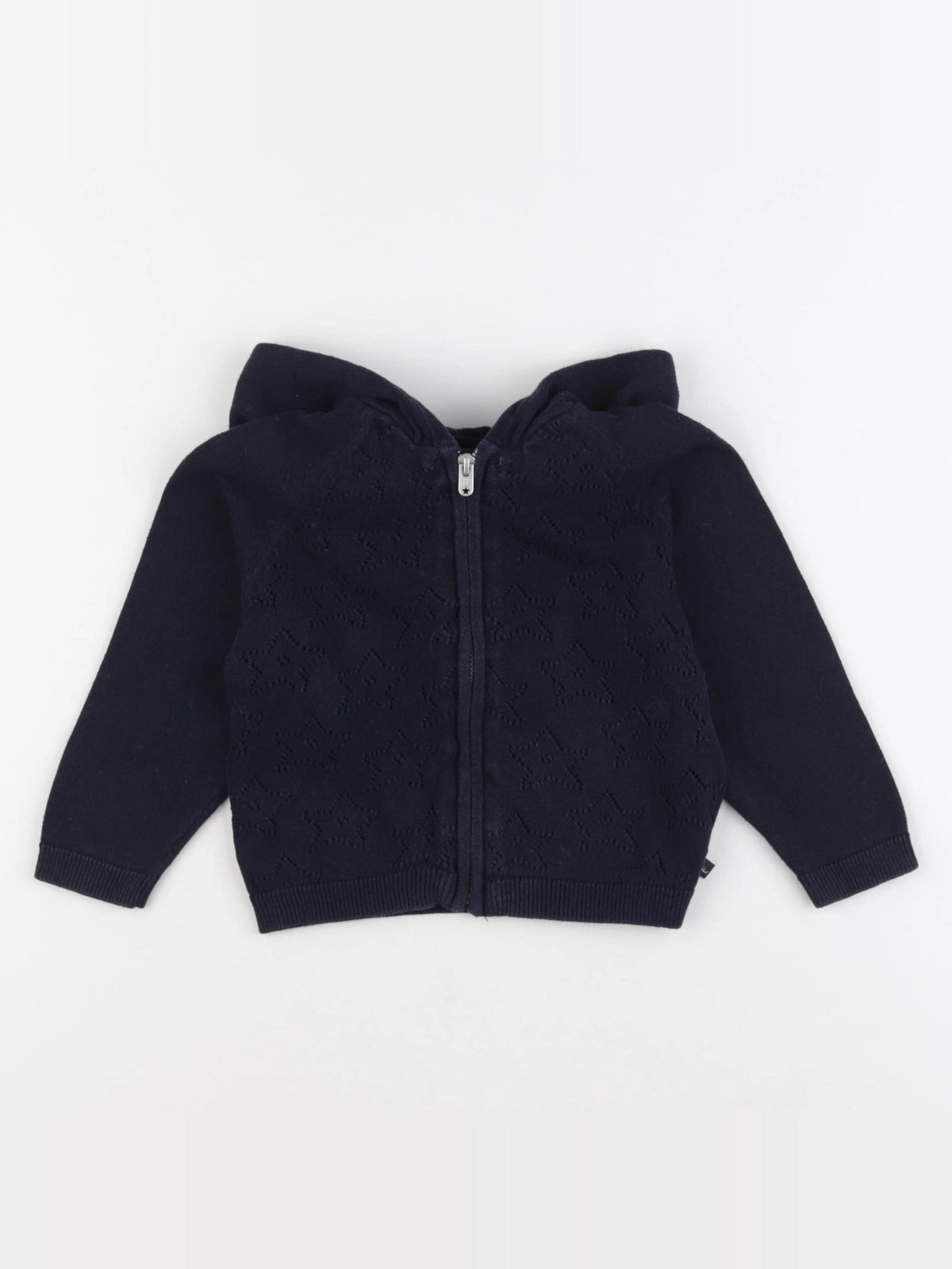 IKKS - gilet bleu - 18 mois