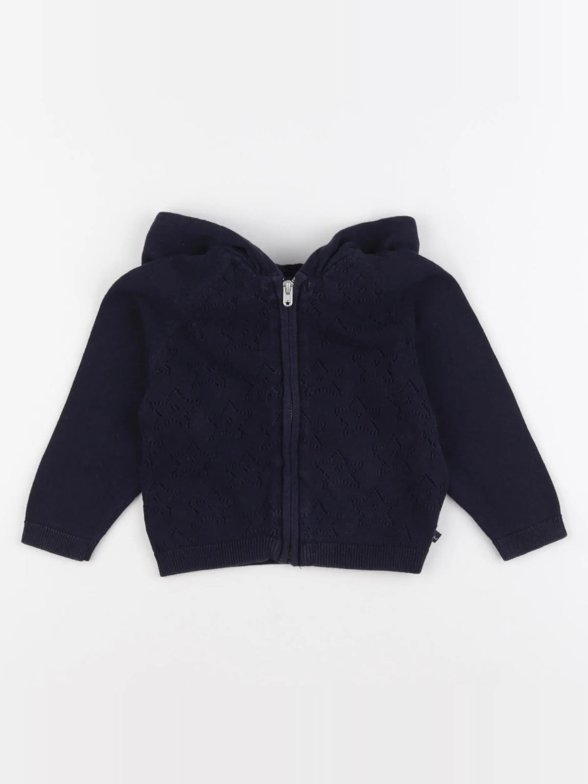 IKKS - gilet bleu - 18 mois
