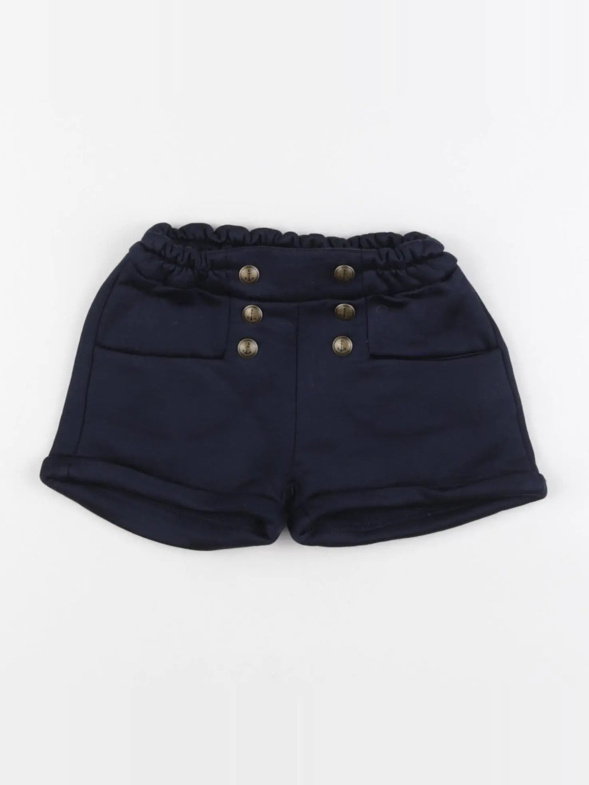 IKKS - short bleu - 6 mois