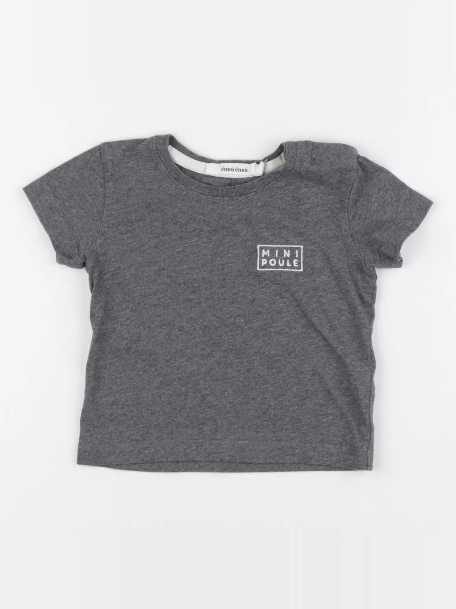 Emoi emoi - tee-shirt gris - 12 mois