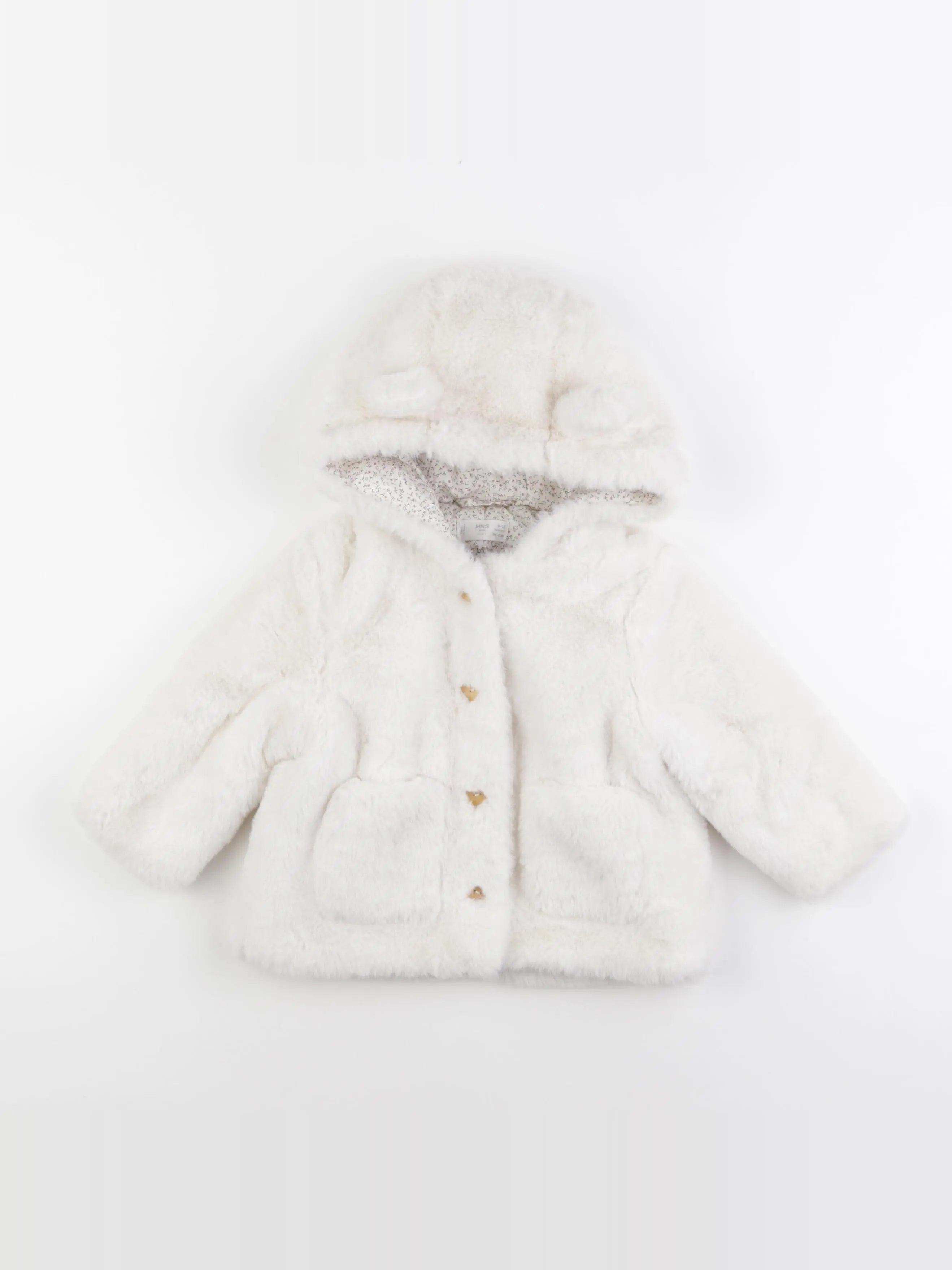 Mango - veste blanc - 9/12 mois