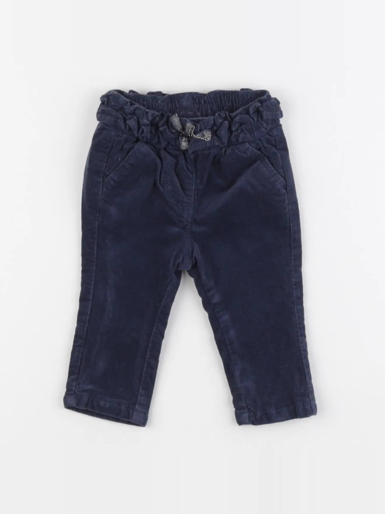 Tape à l'oeil - pantalon doublé bleu - 3 mois