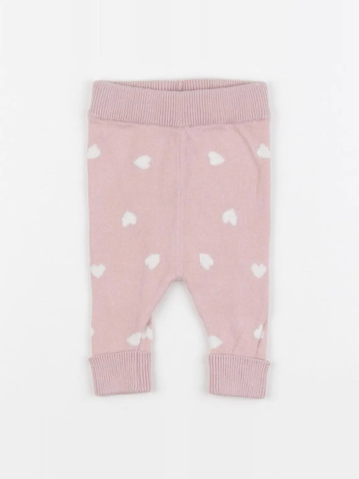 Vertbaudet - legging rose - 0 mois