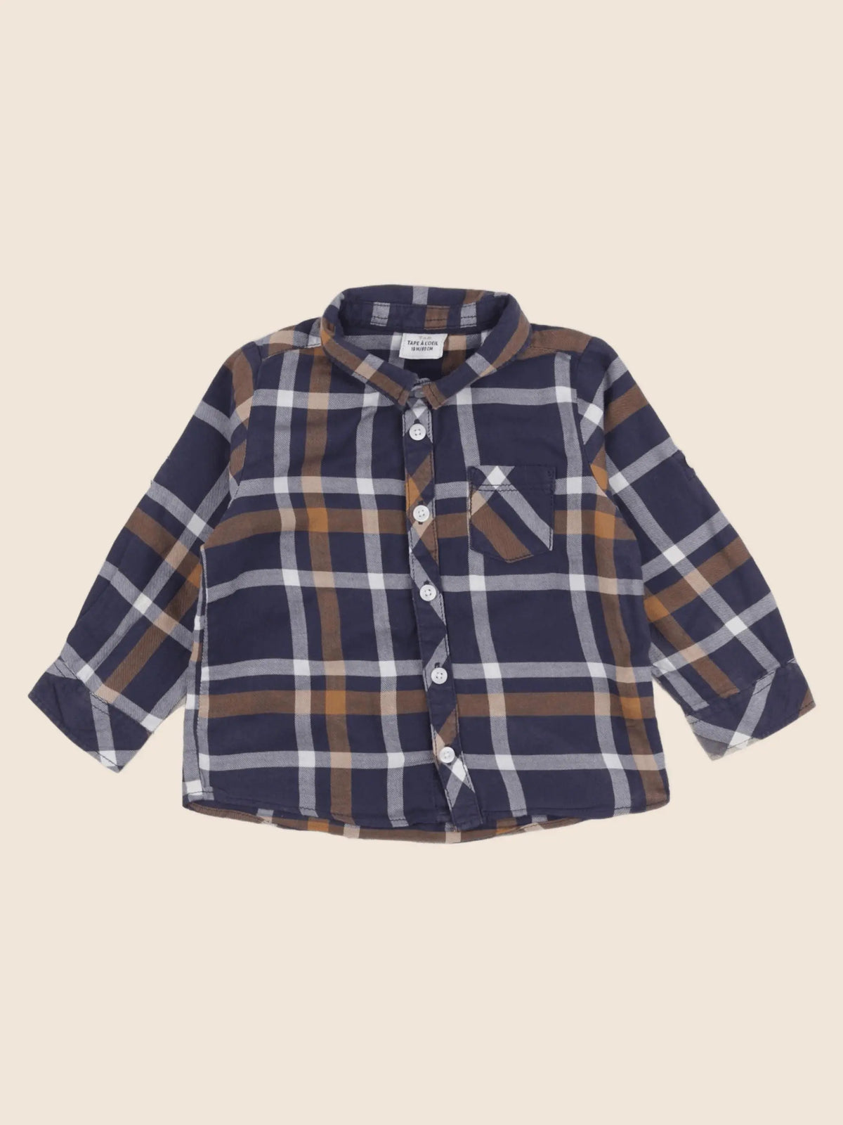 Tape à l'oeil - chemise bleu - 18 mois