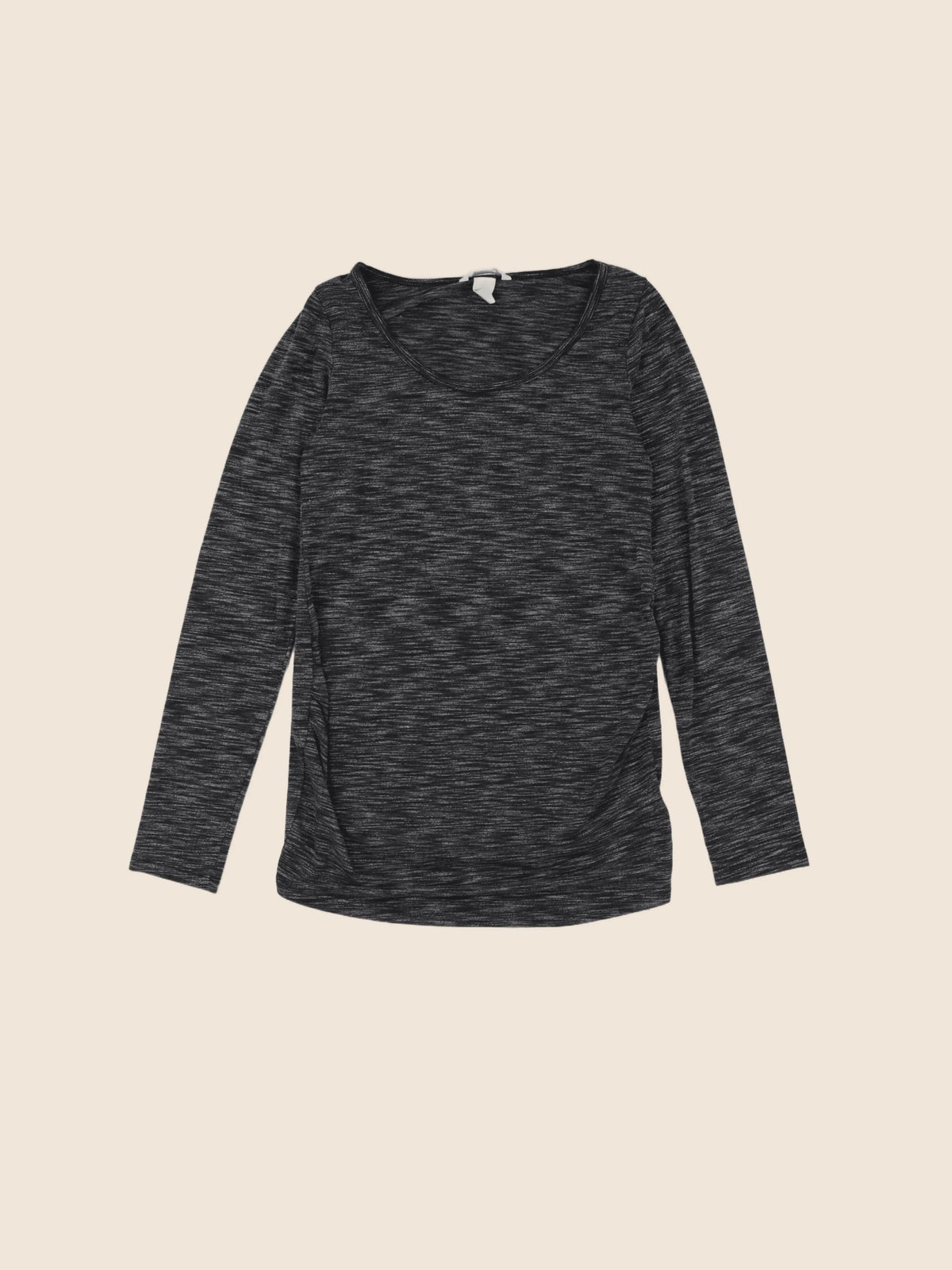 H&M - tee-shirt grossesse gris - s