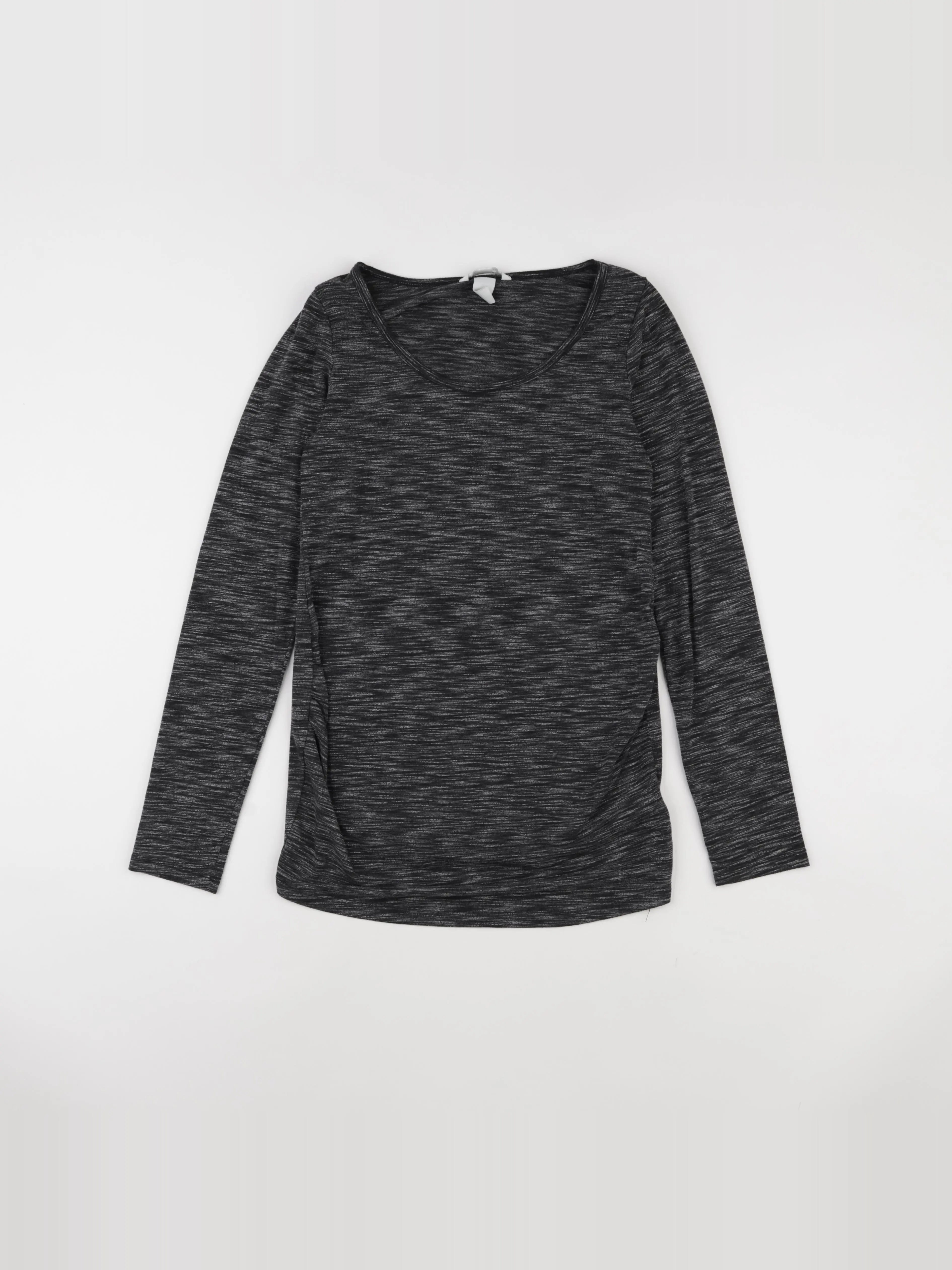 H&M - tee-shirt grossesse gris - s