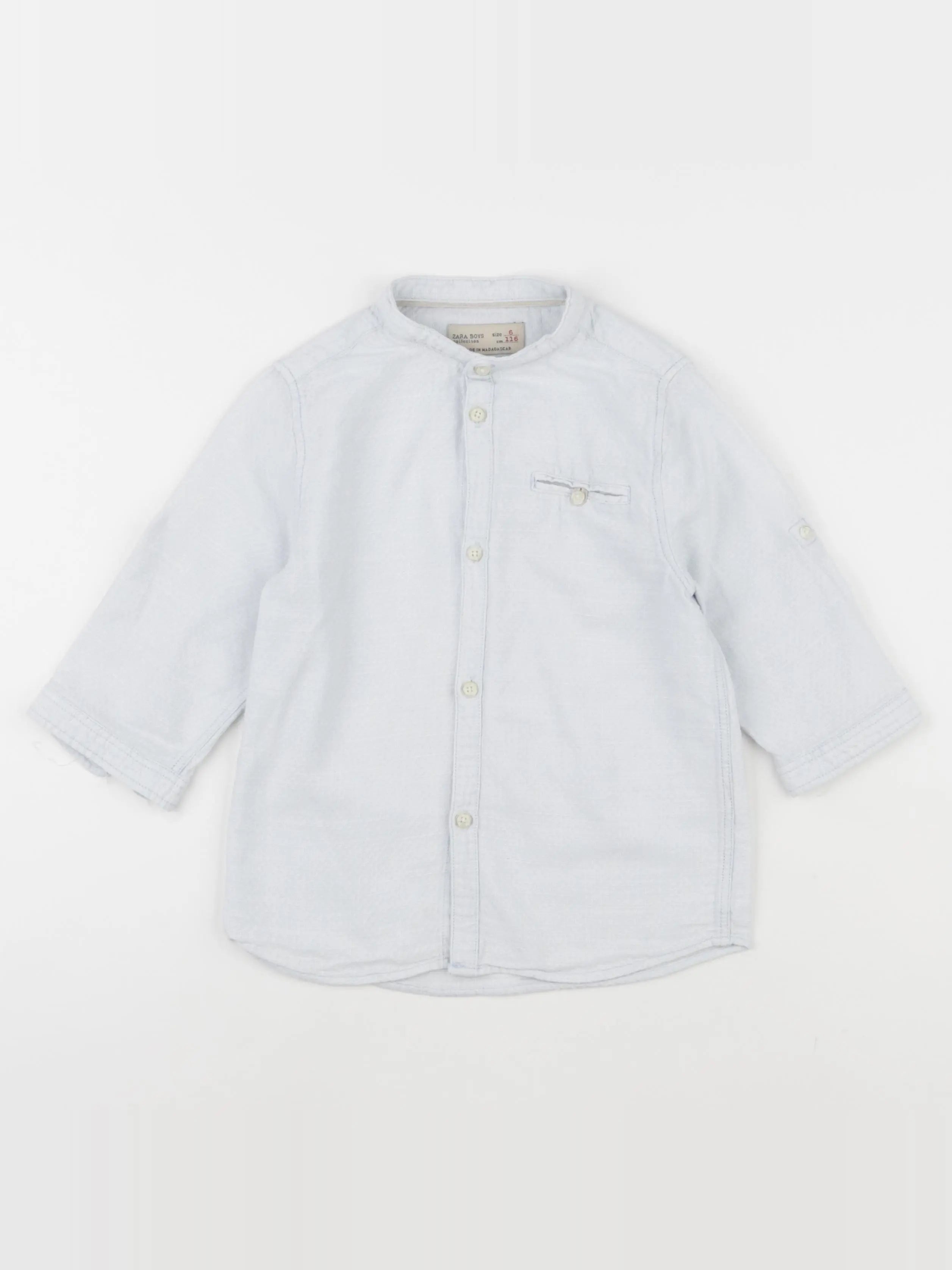Zara - chemise bleu - 6 ans