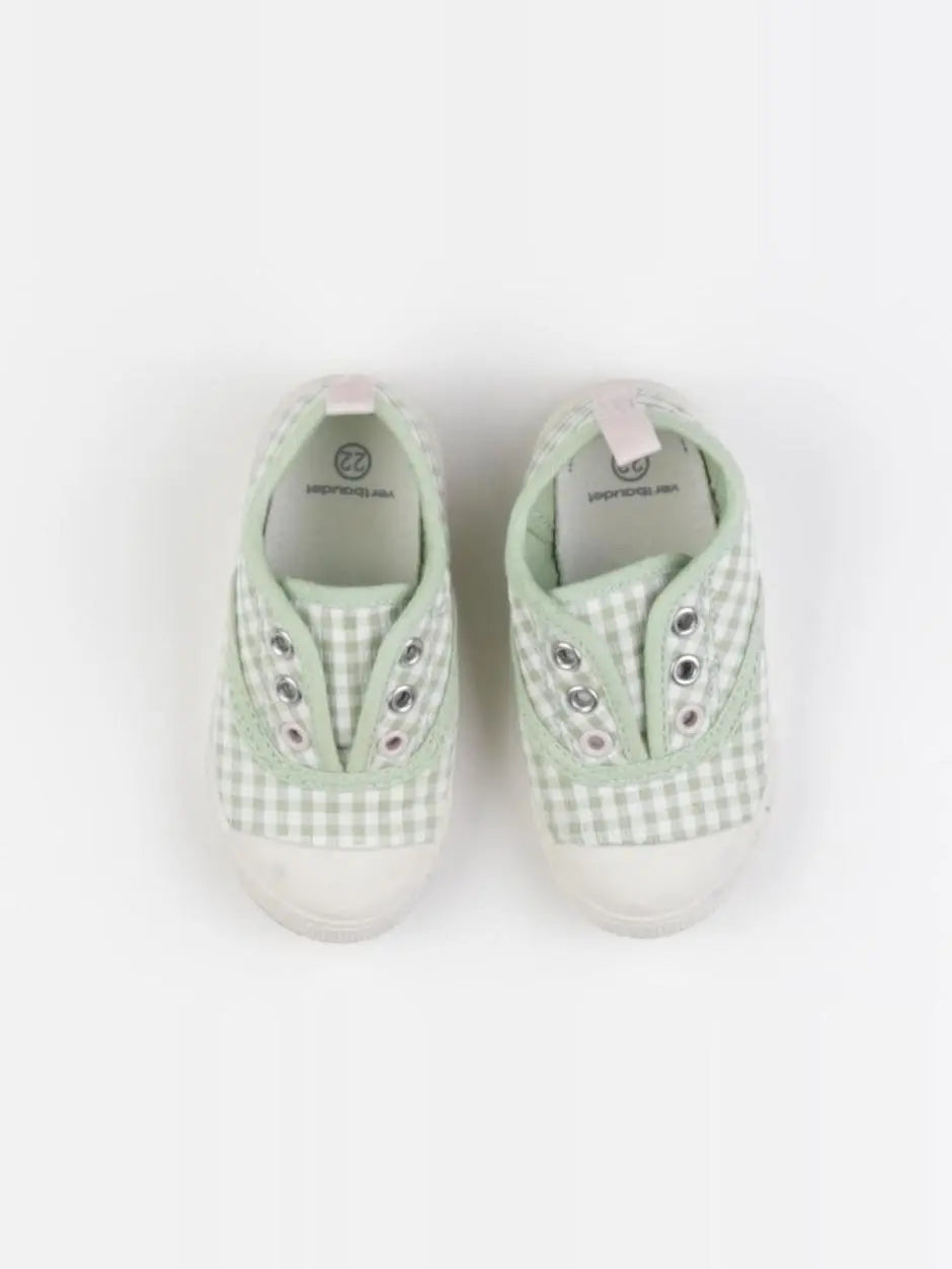 Vertbaudet - tennis élastiqué vert - pointure 22