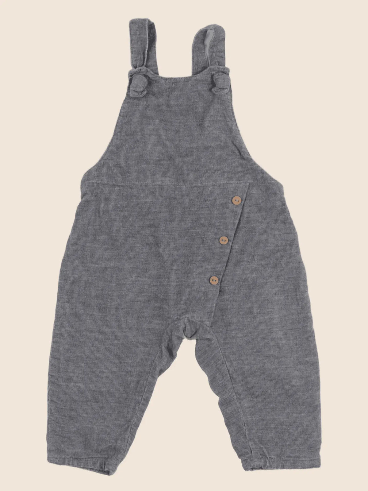 Zara - salopette gris - 3/6 mois