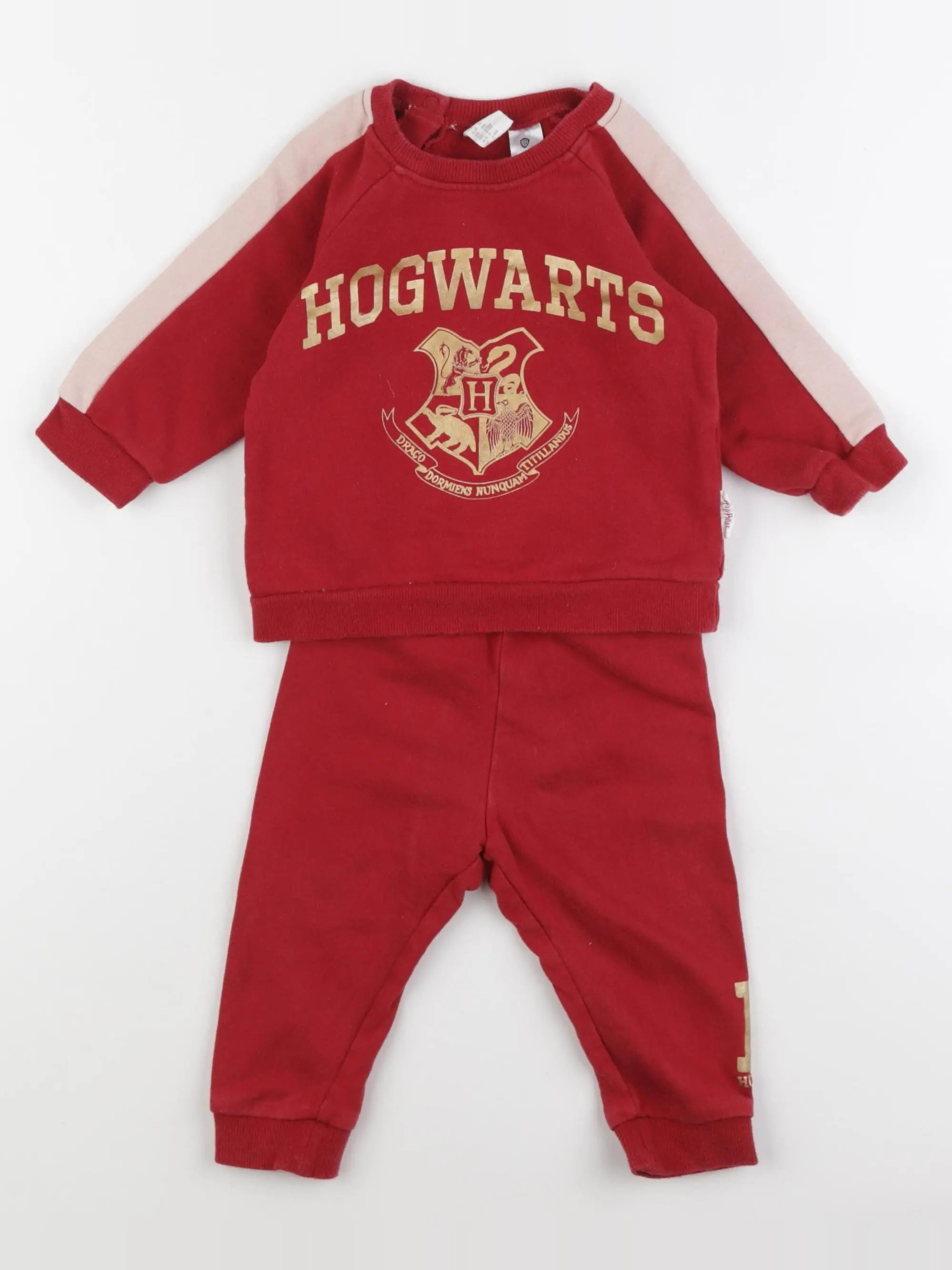 H&M - ensemble rouge - 6/9 mois