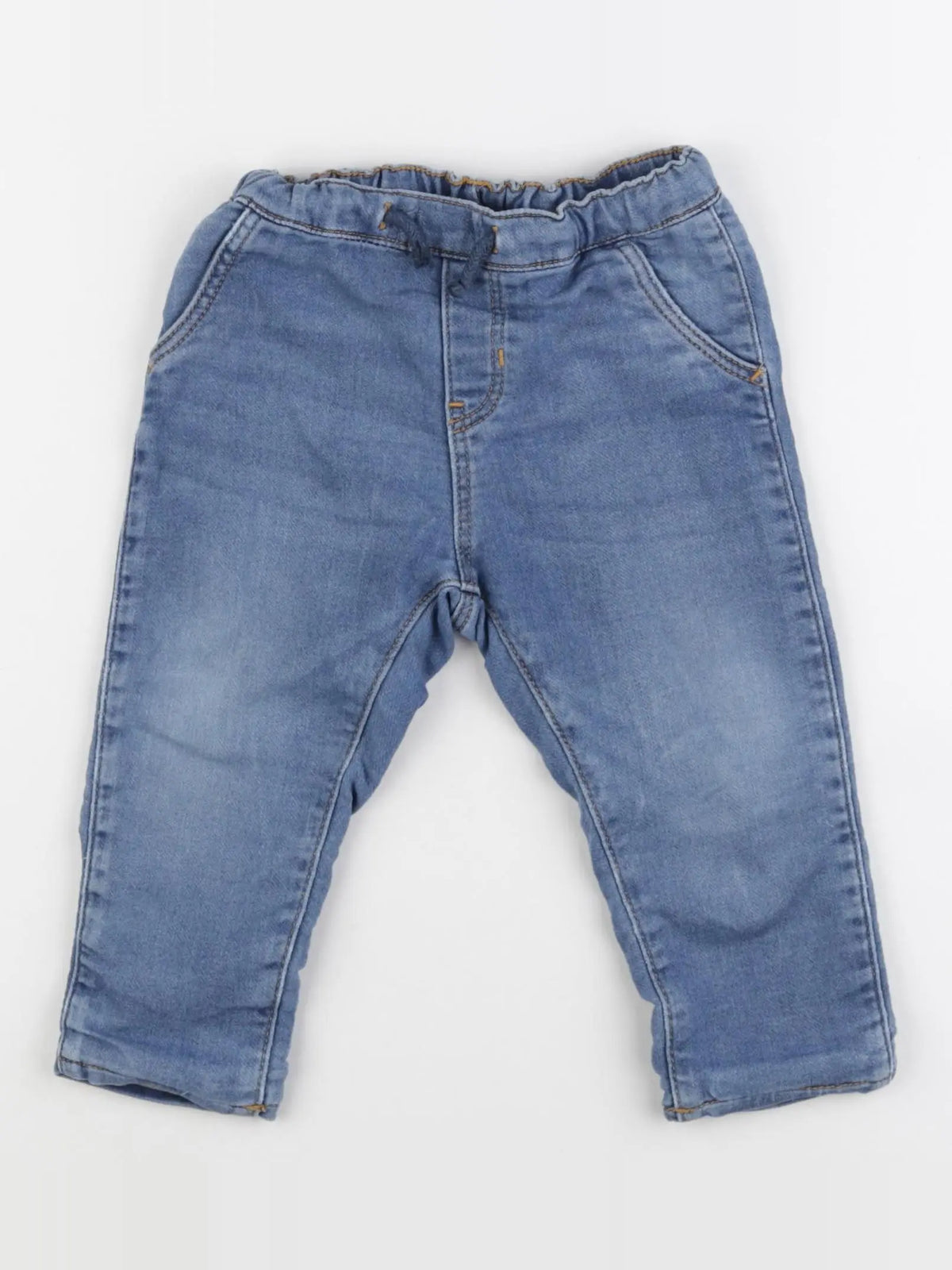 H&M - jean bleu - 12/18 mois
