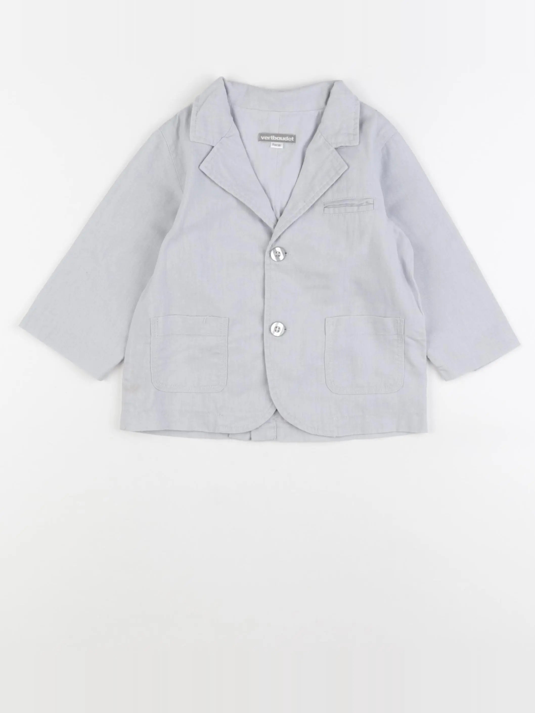 Vertbaudet - veste gris - 18 mois