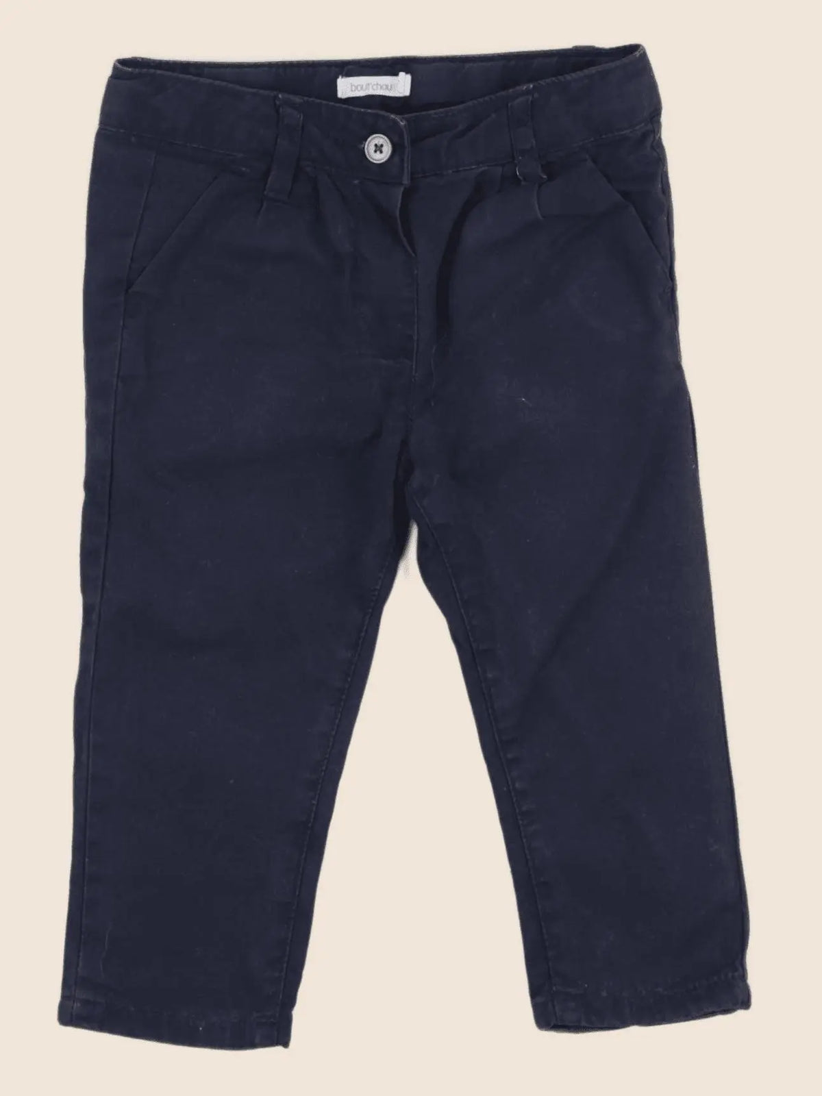 Boutchou - pantalon bleu - 12 mois