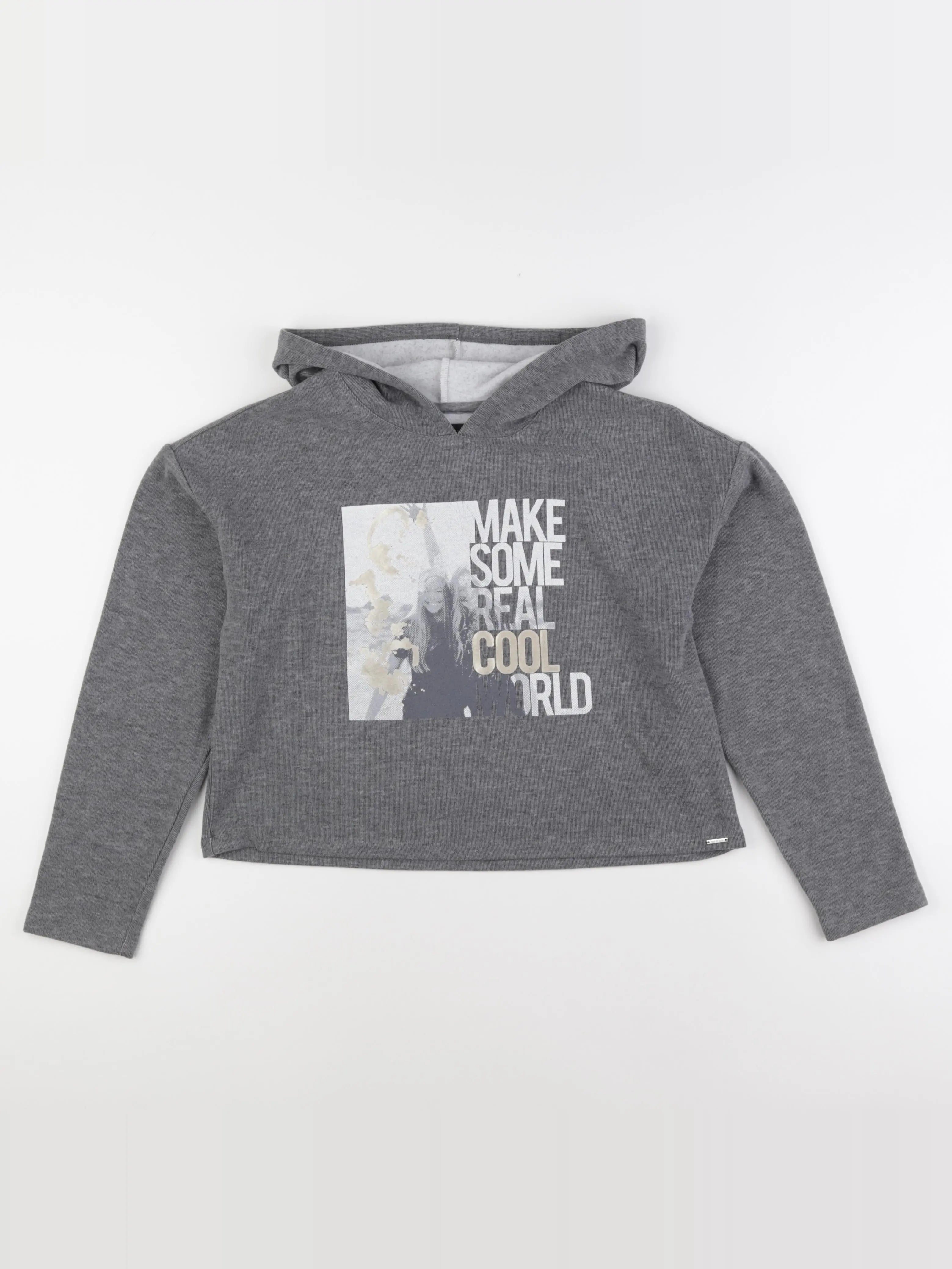 IKKS - sweat gris - 12 ans