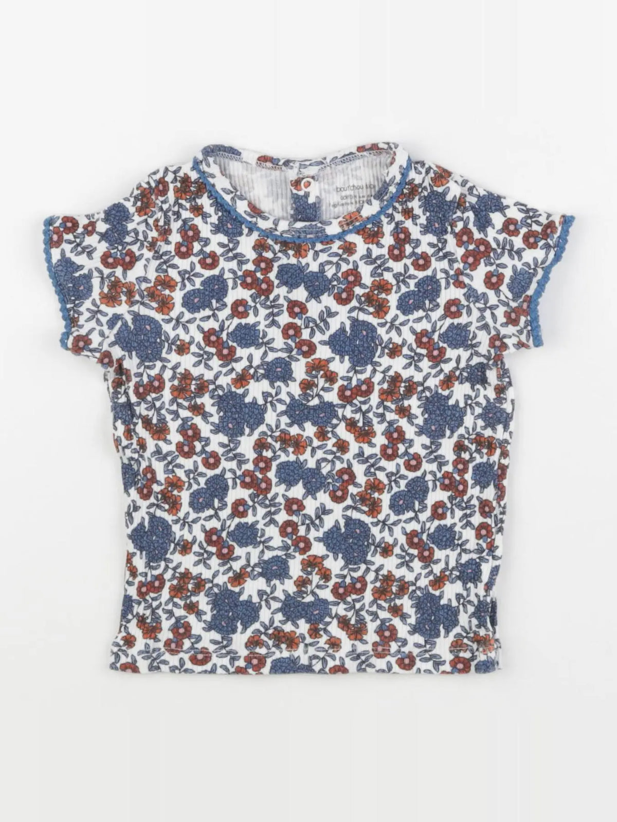 Boutchou - tee-shirt bleu - 24 mois