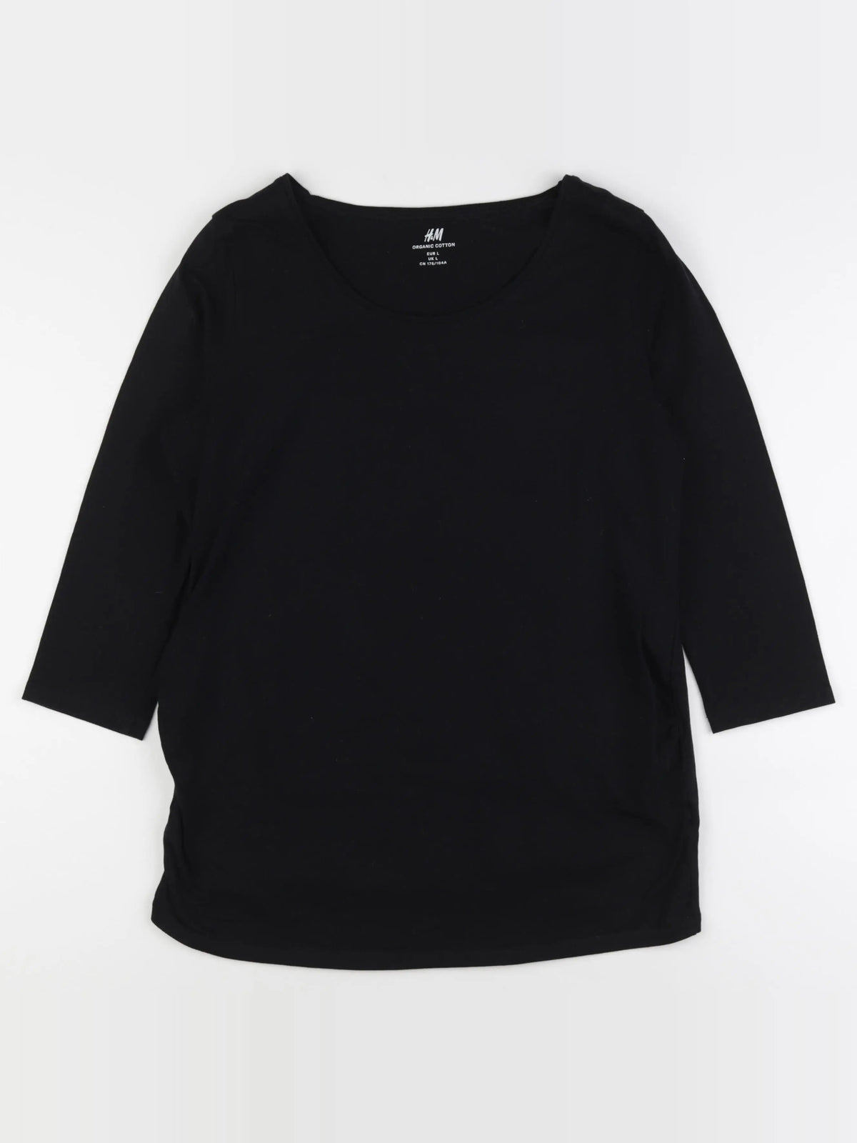 H&M - tee-shirt grossesse noir - 44 à 46