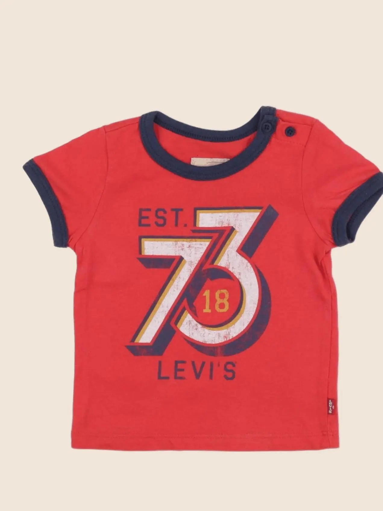 Levi's - tee-shirt rouge - 6 mois