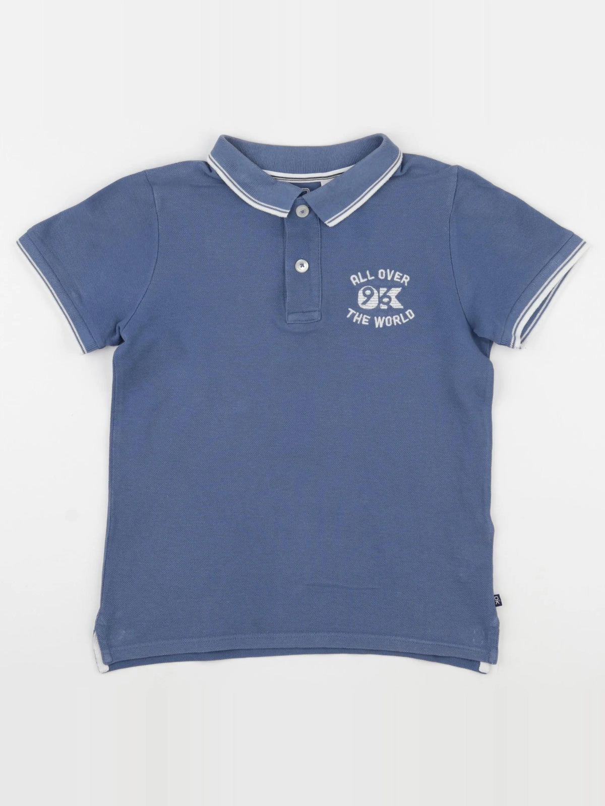 Okaidi - polo bleu - 10 ans