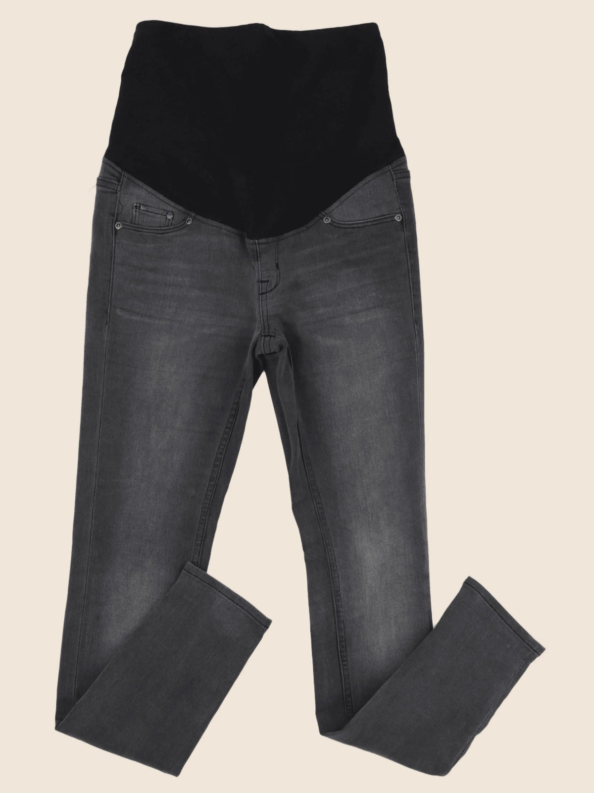 H&M - jean grossesse gris - 36