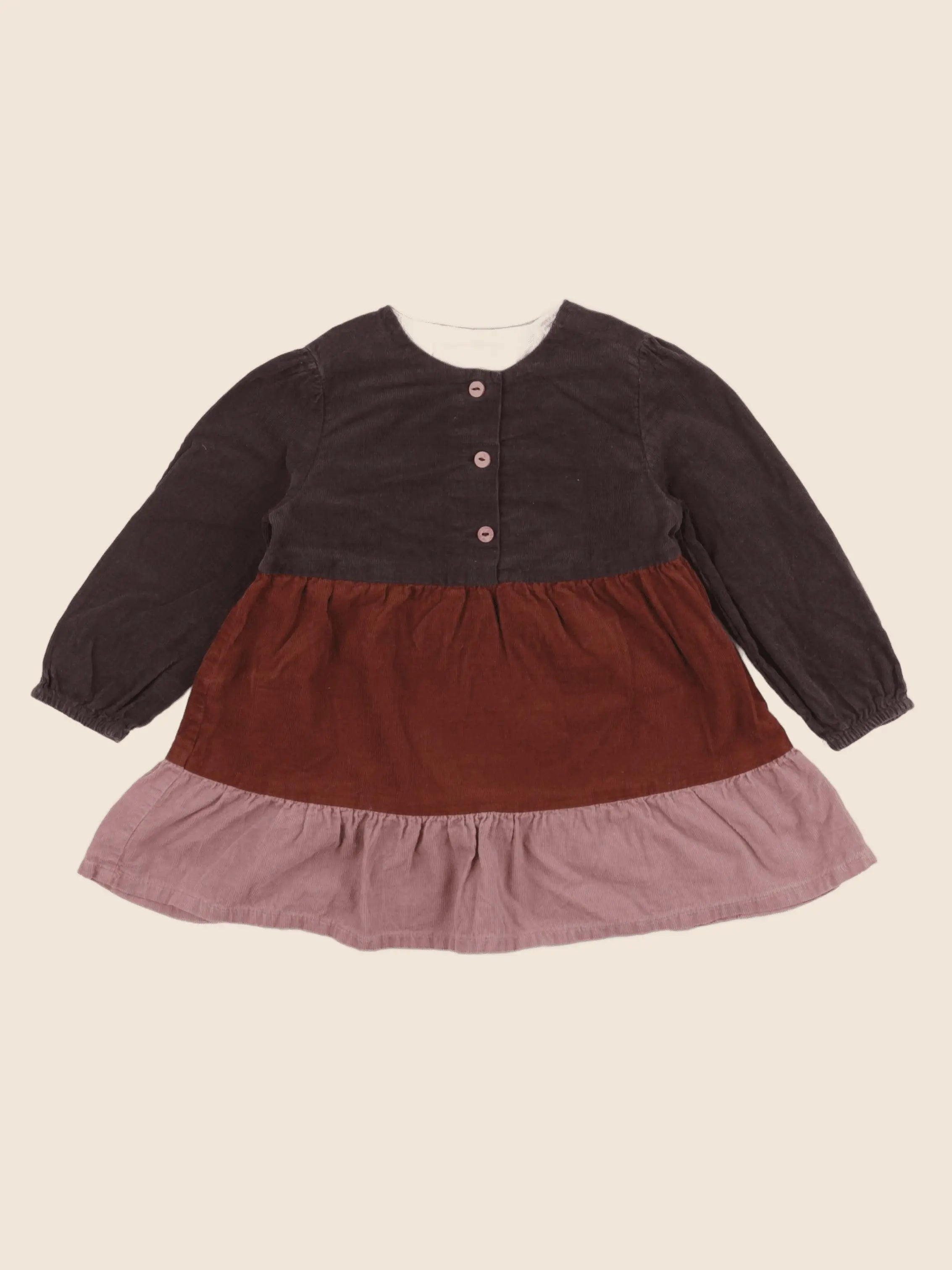 Zara - robe marron - 18/24 mois