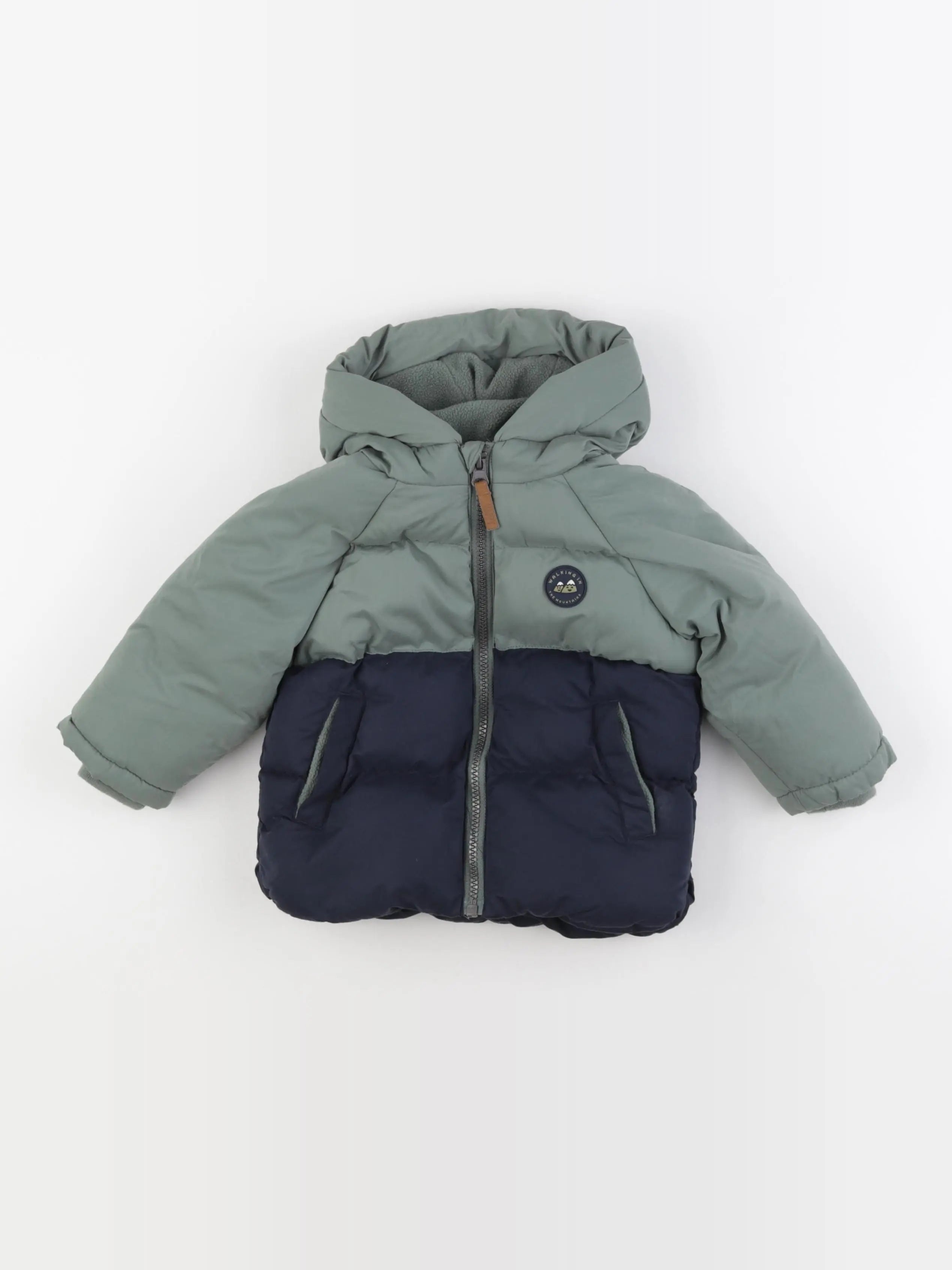 Tape à l'oeil - doudoune bleu - 12 mois