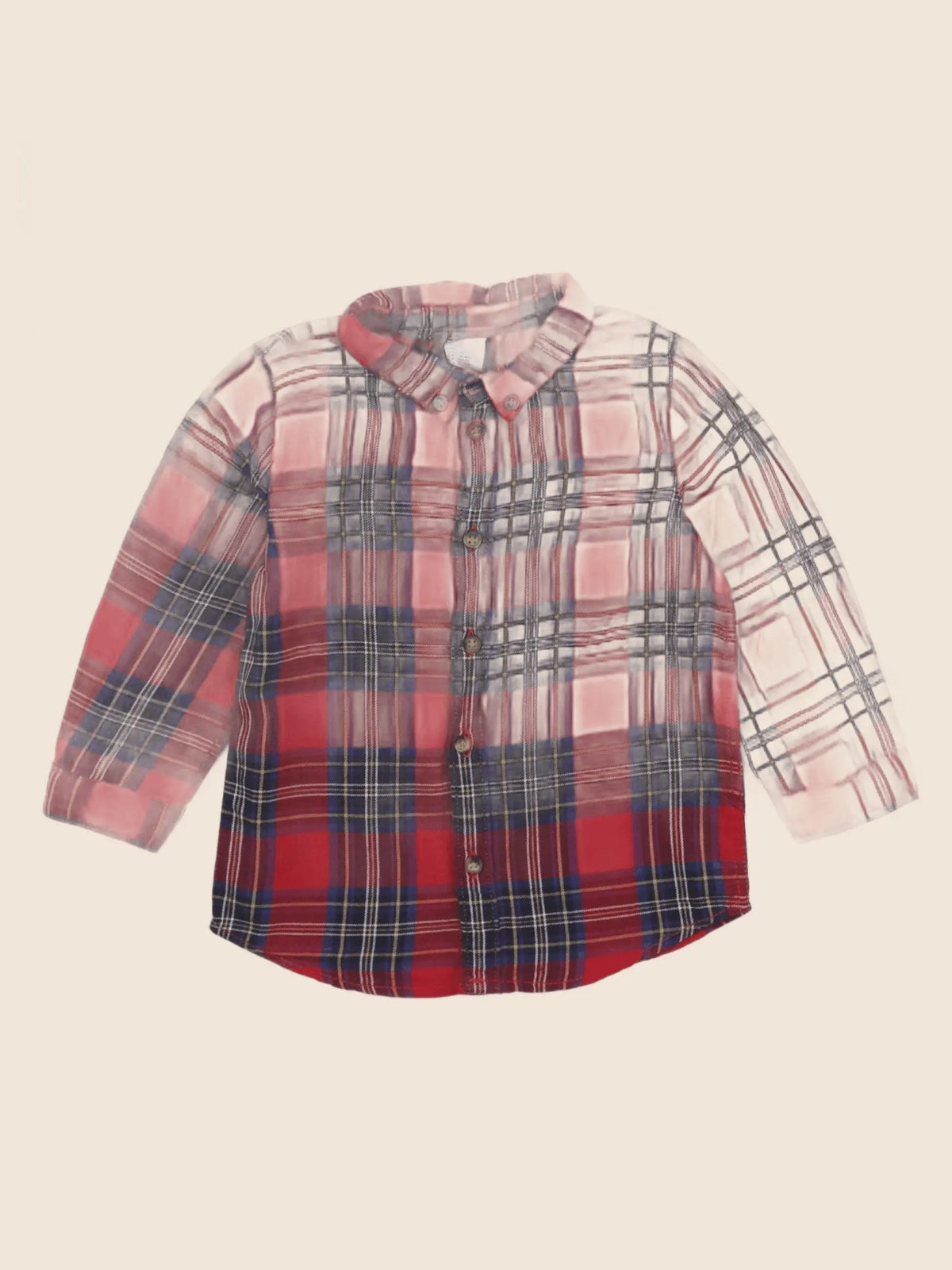 H&M - chemise rouge - 12/18 mois