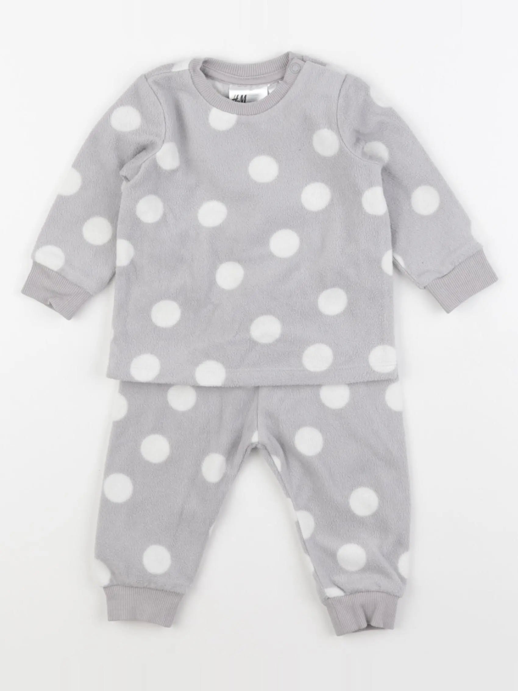 H&M - ensemble gris - 3 mois