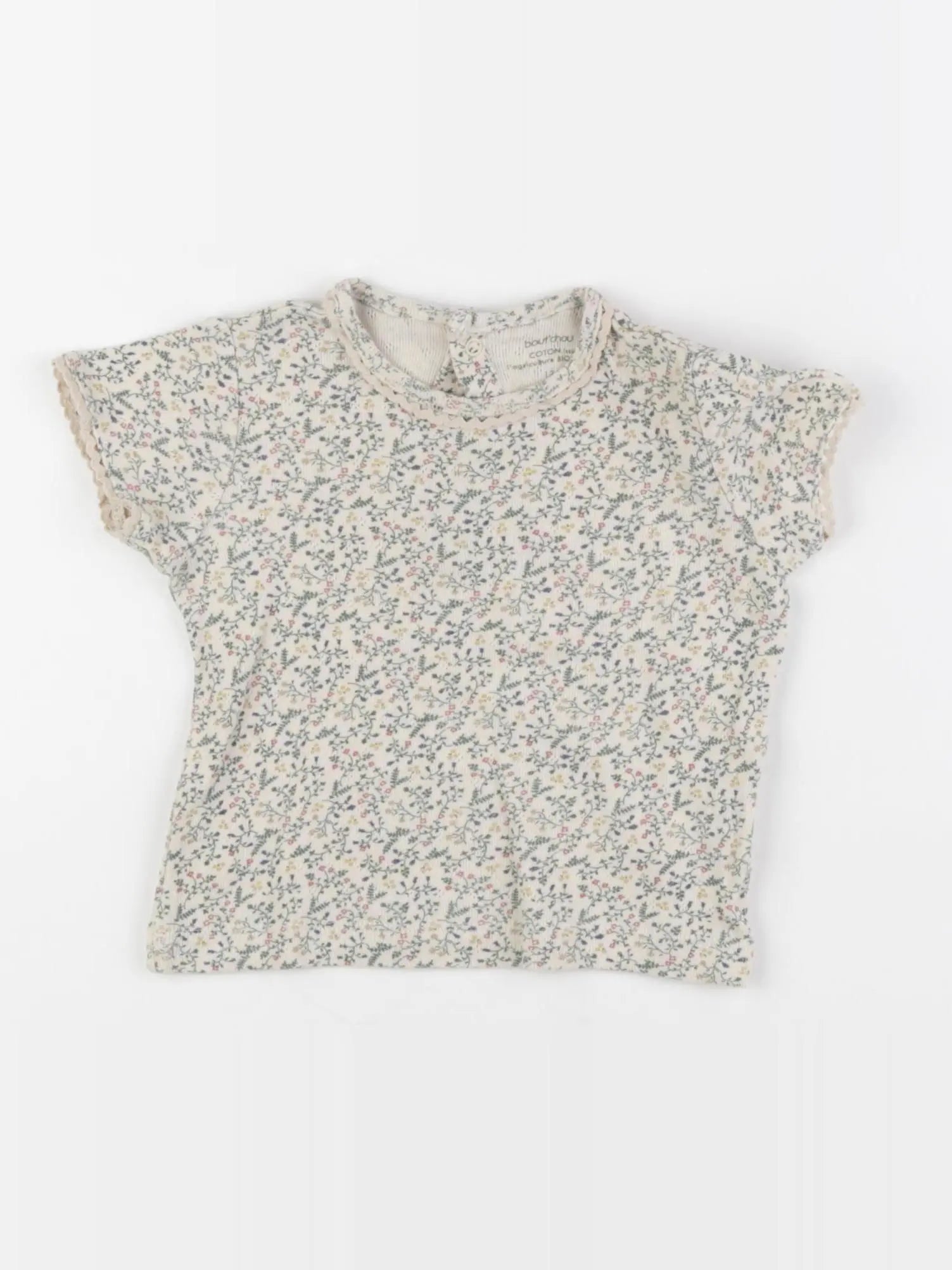 Boutchou - tee-shirt multicolore - 12 mois