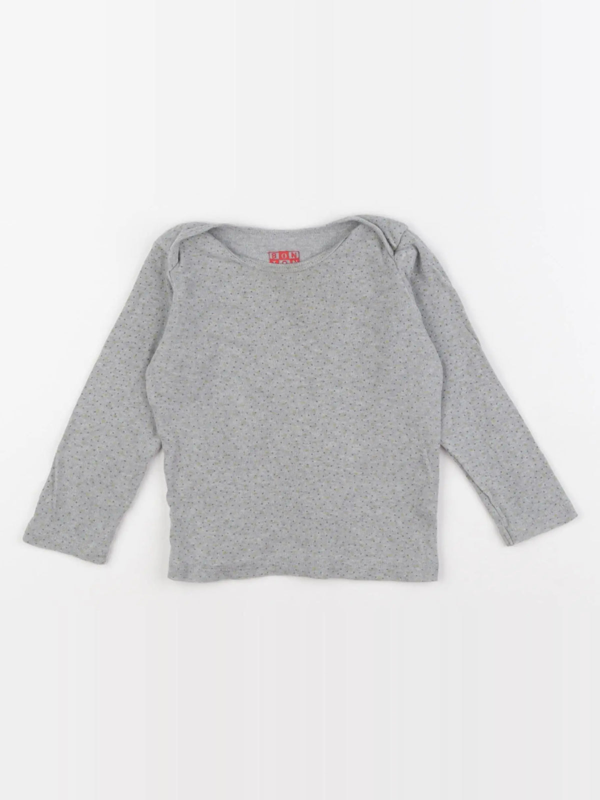 Bonton - tee-shirt gris - 18 mois