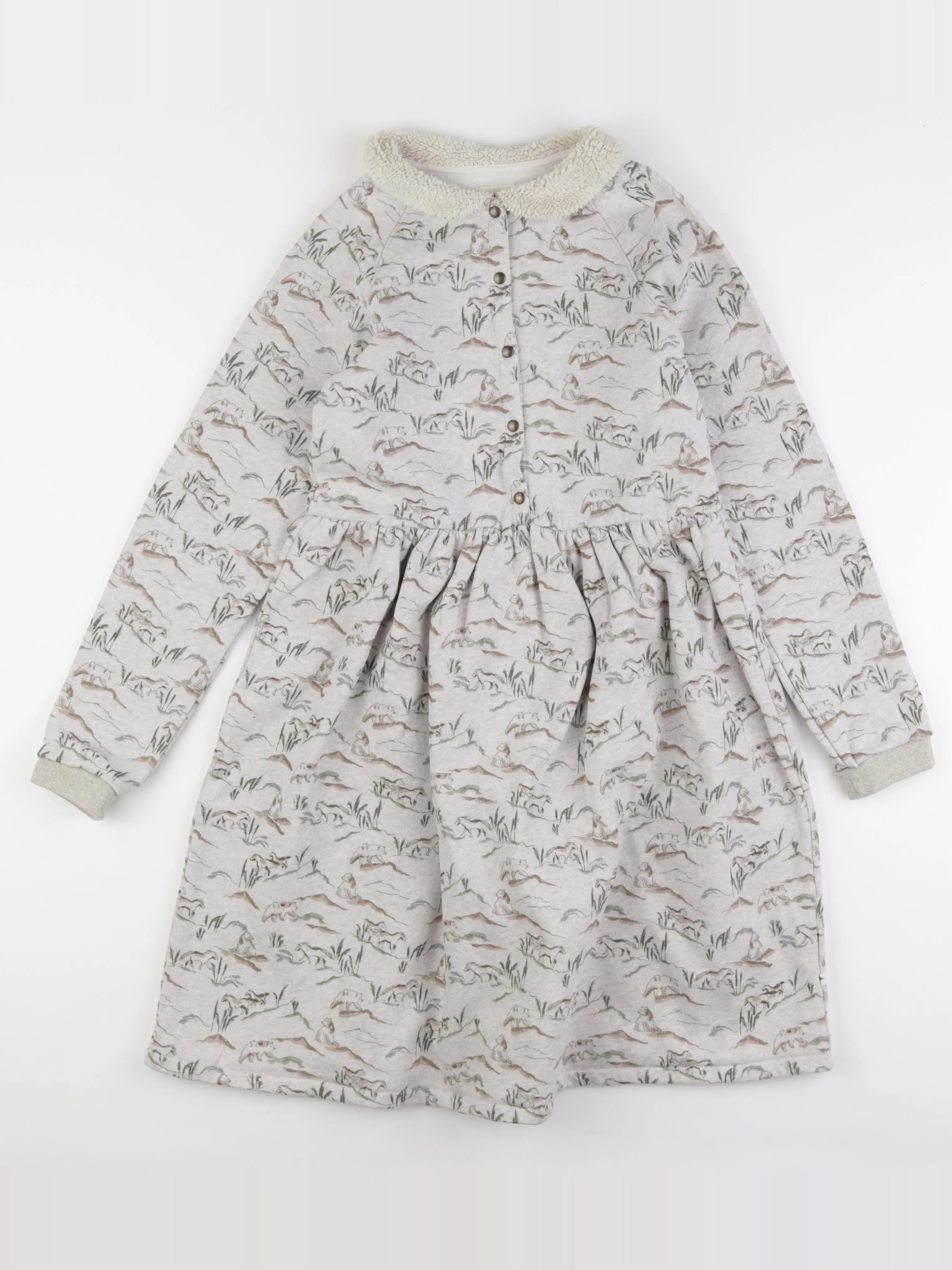 Arsène et les pipelettes - robe beige - 12 ans