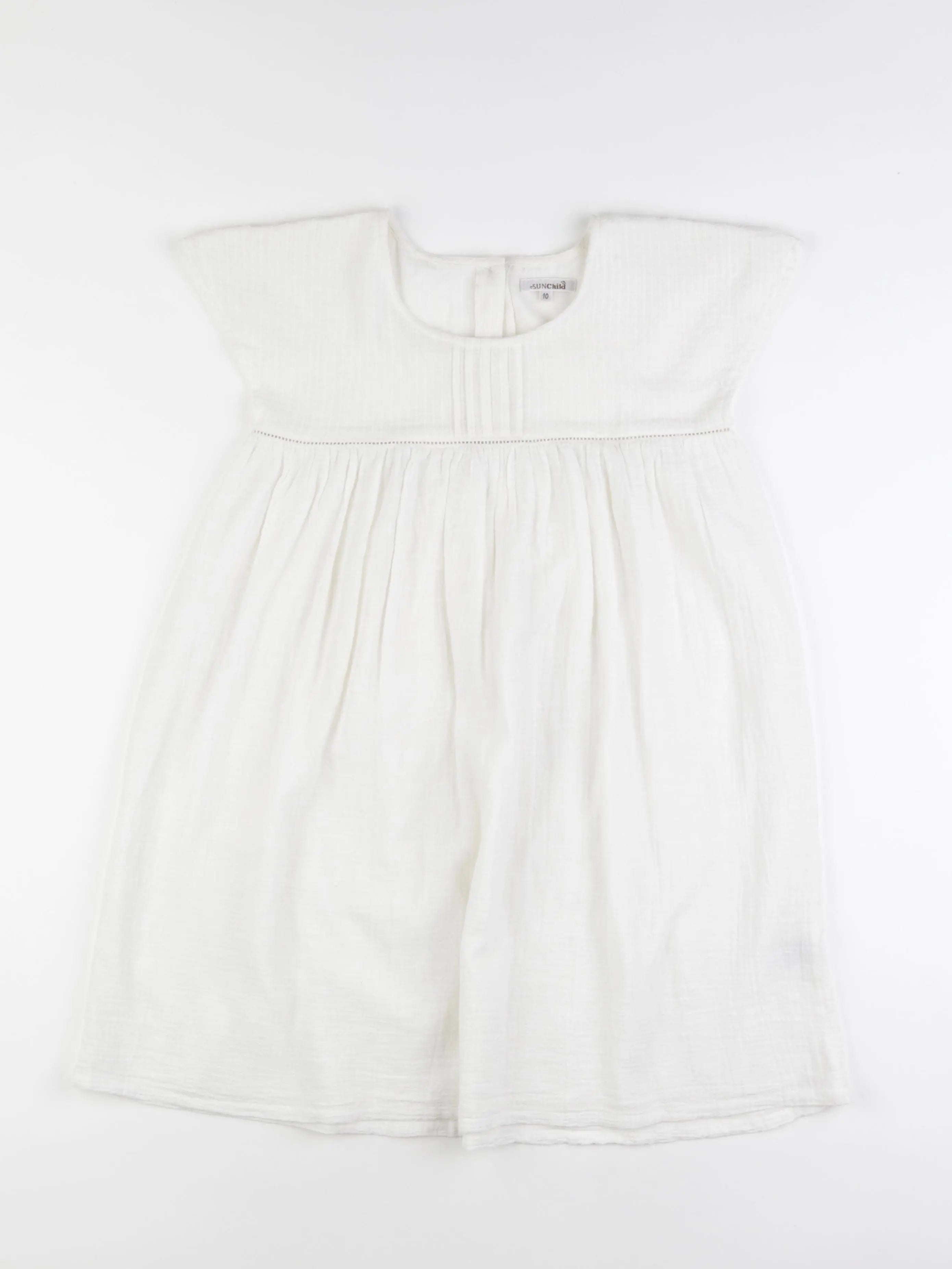 Sunchild - robe blanc, beige - 10 ans