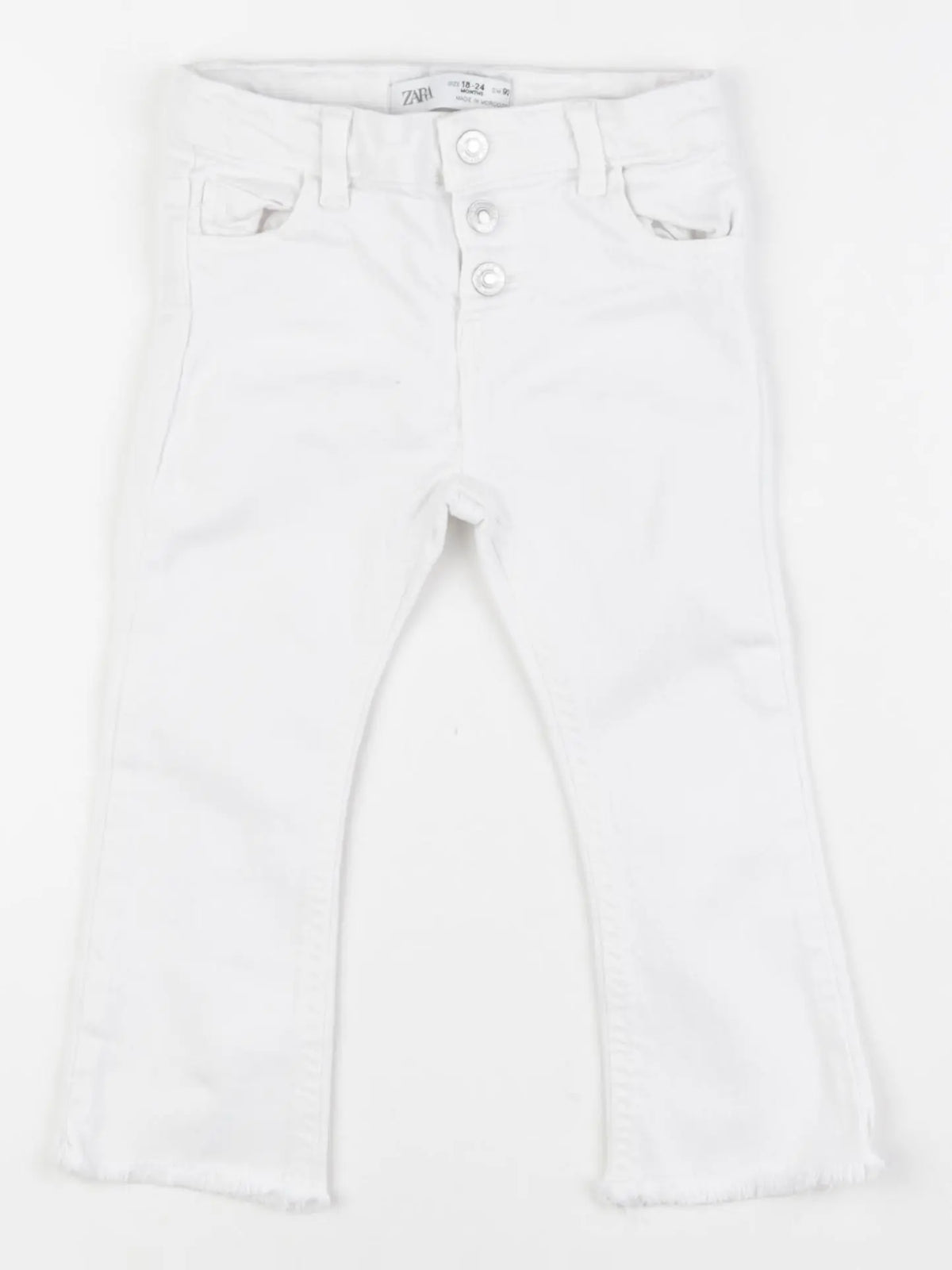 Zara - jean blanc - 18/24 mois