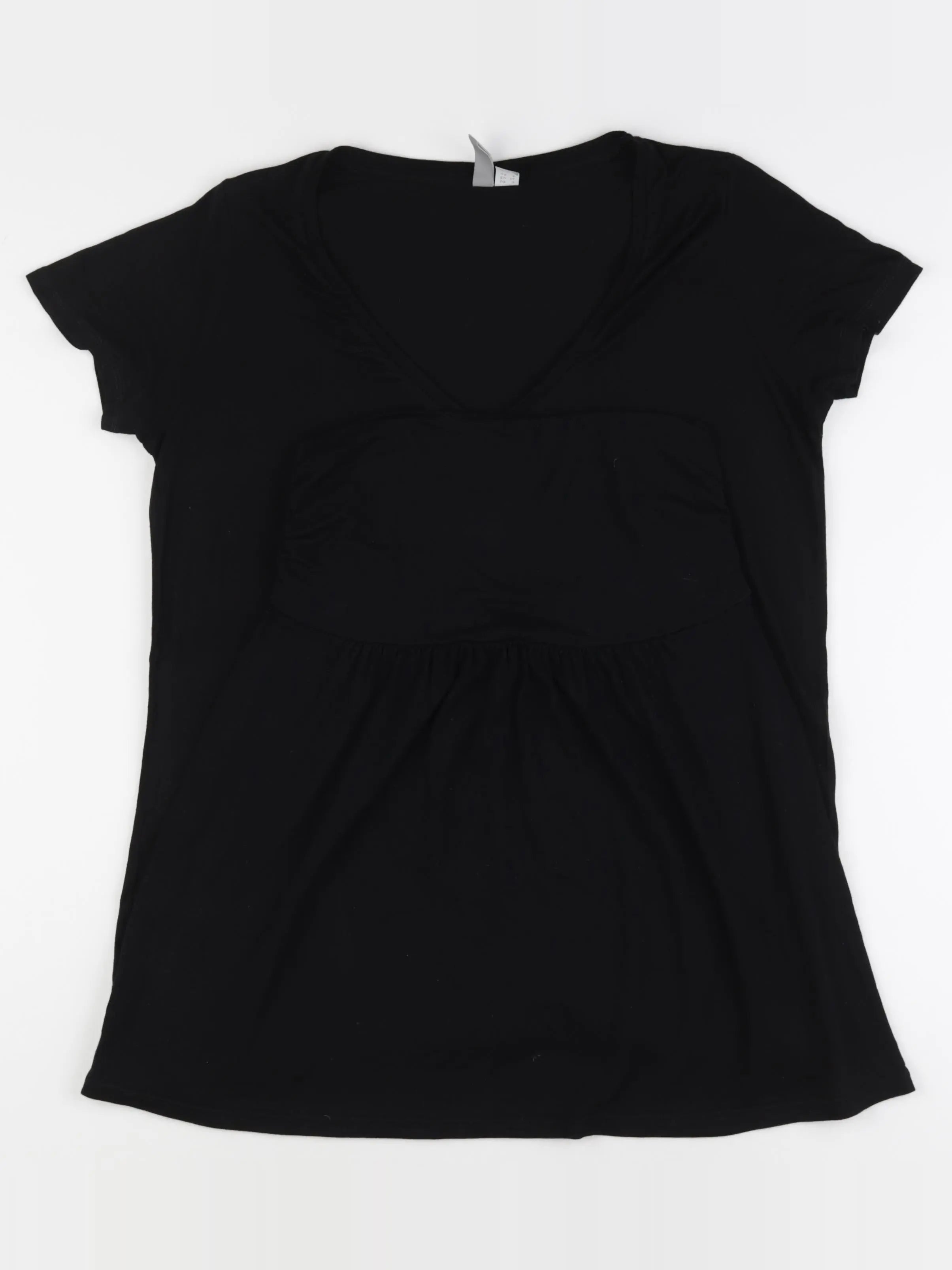 Asos - tee-shirt grossesse noir - 36