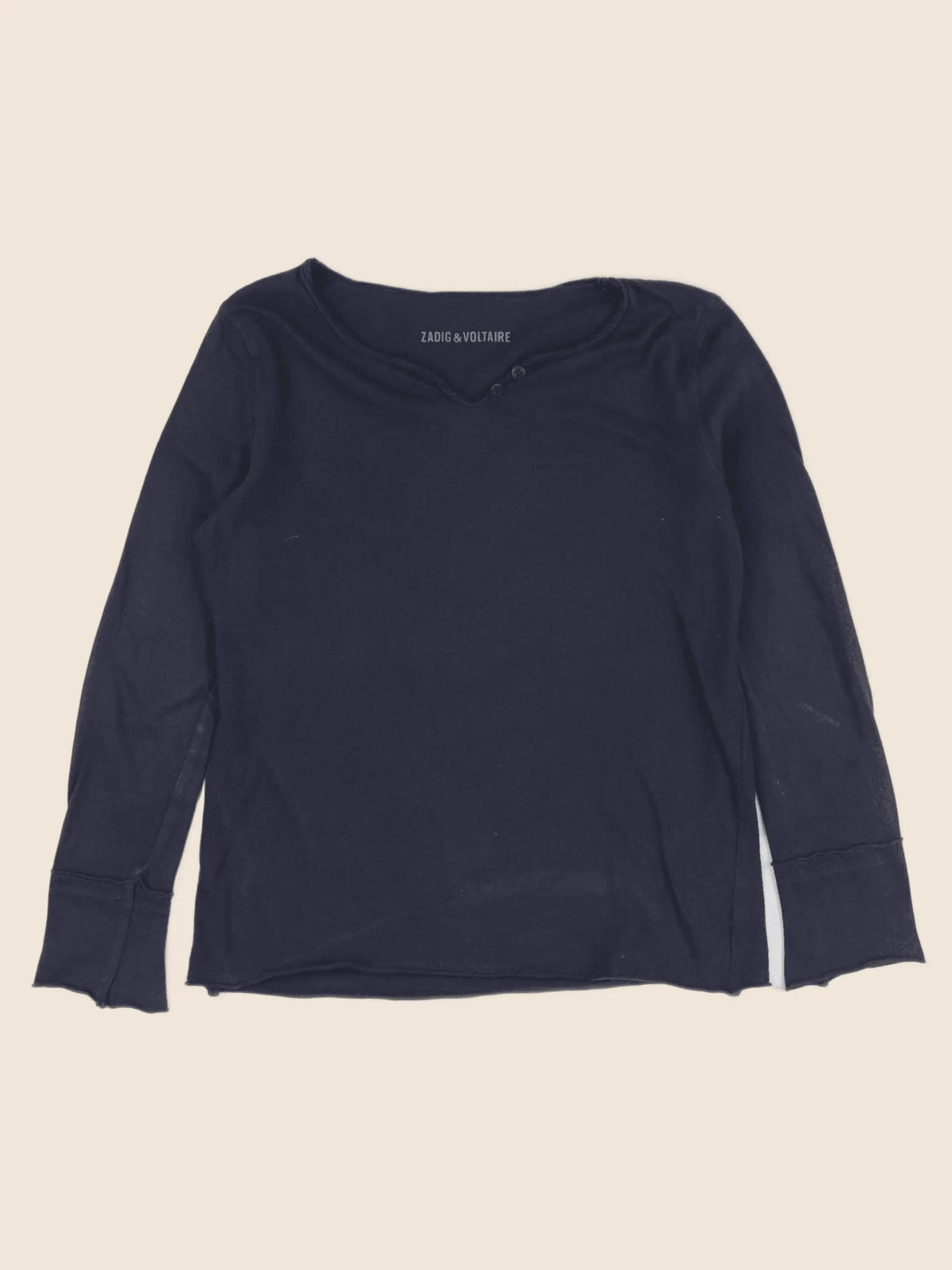 Zadig & Voltaire - tee-shirt imprimé au dos bleu - 8 ans